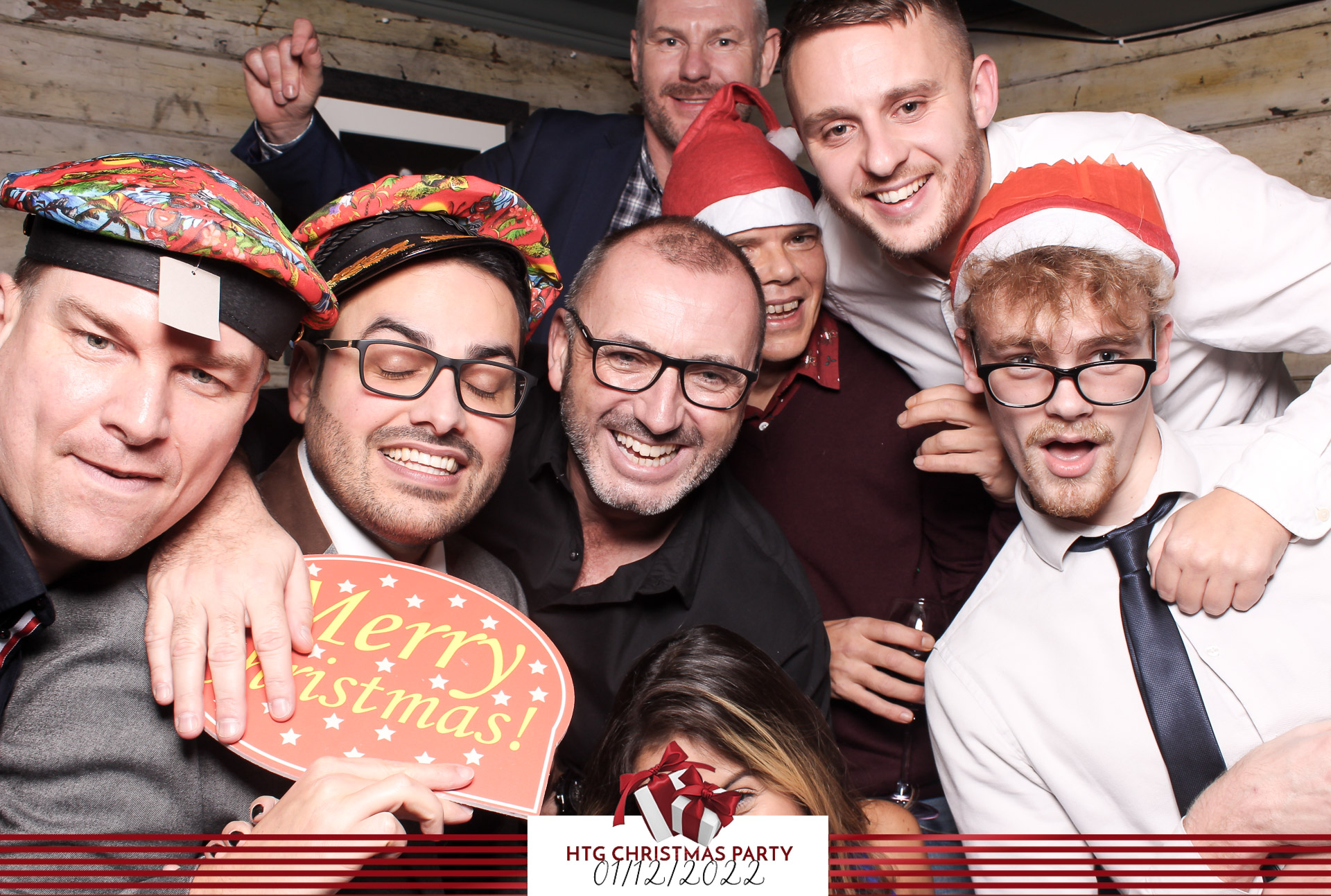 HTG Christmas Party - Classic Open Booth | View more photos from the event at gallery.freshbooths.com/u/FreshBooths/HTG-Christmas-Party-Classic-Open-Booth