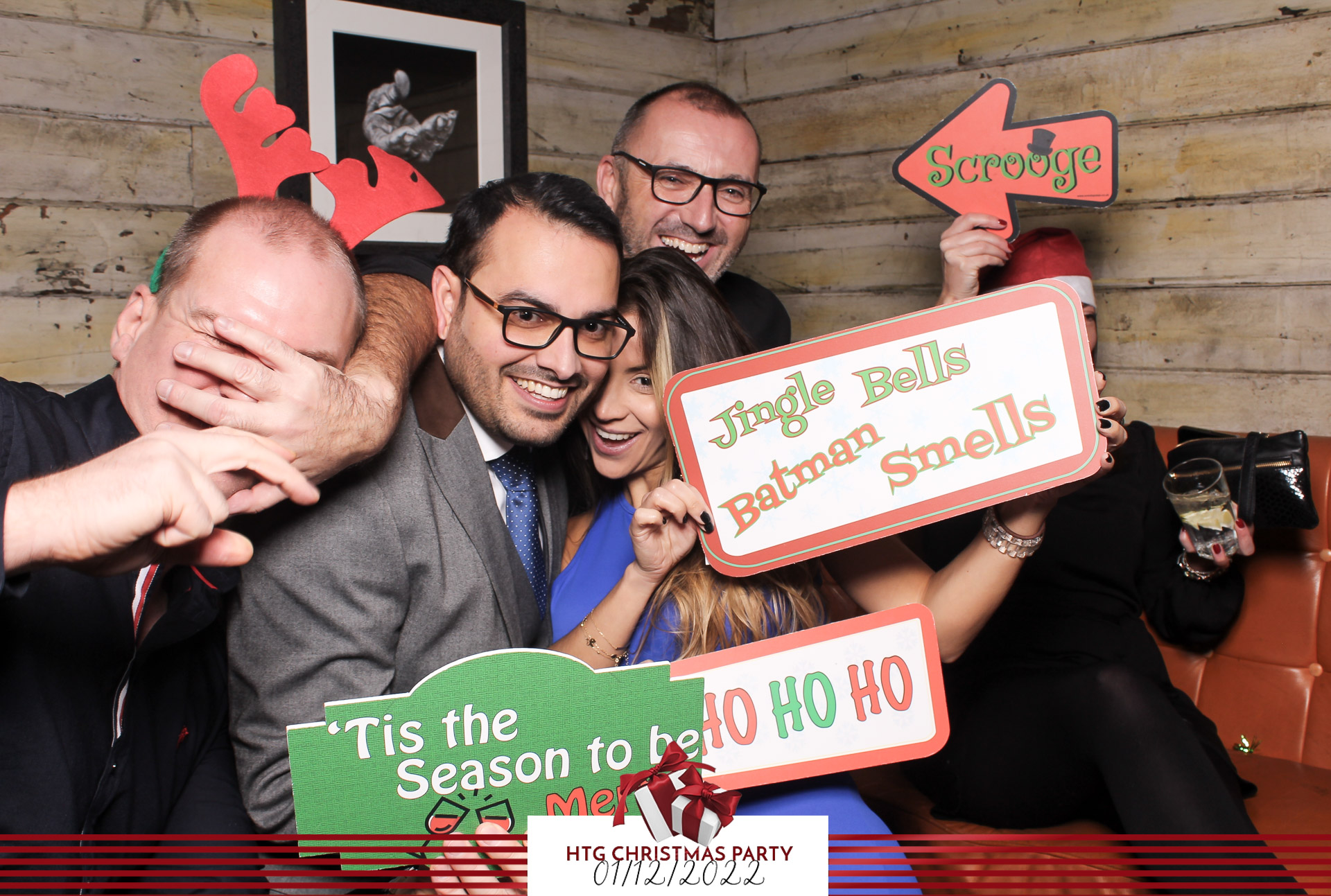 HTG Christmas Party - Classic Open Booth | View more photos from the event at gallery.freshbooths.com/u/FreshBooths/HTG-Christmas-Party-Classic-Open-Booth