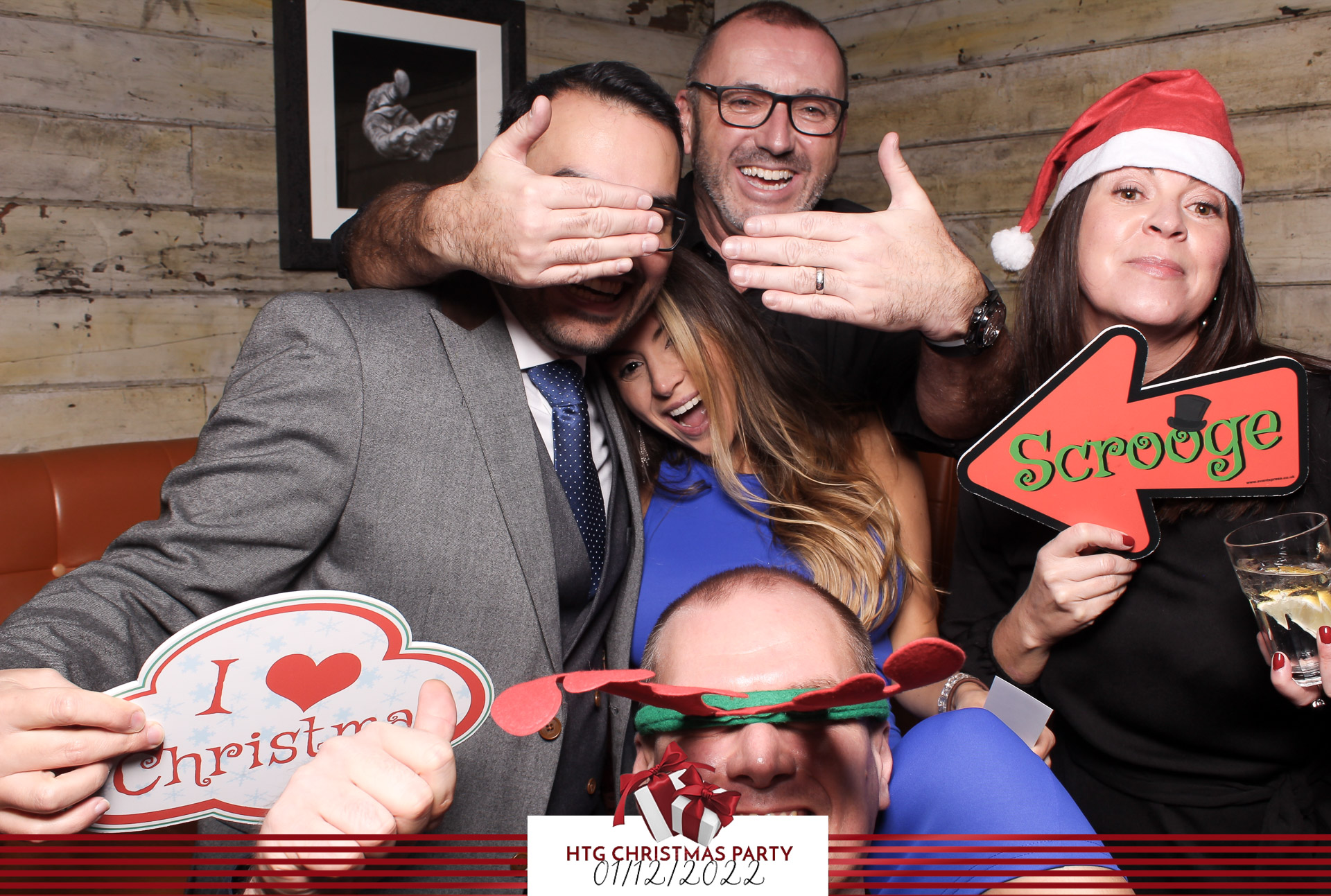 HTG Christmas Party - Classic Open Booth | View more photos from the event at gallery.freshbooths.com/u/FreshBooths/HTG-Christmas-Party-Classic-Open-Booth