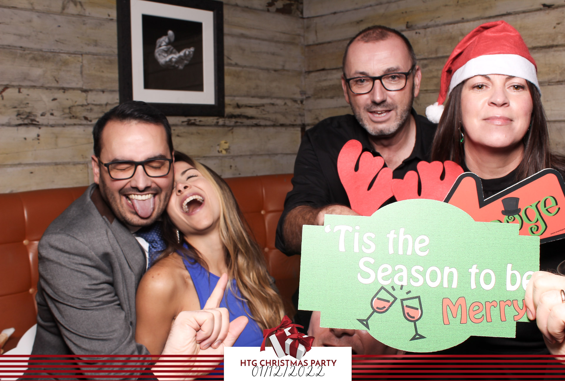 HTG Christmas Party - Classic Open Booth | View more photos from the event at gallery.freshbooths.com/u/FreshBooths/HTG-Christmas-Party-Classic-Open-Booth