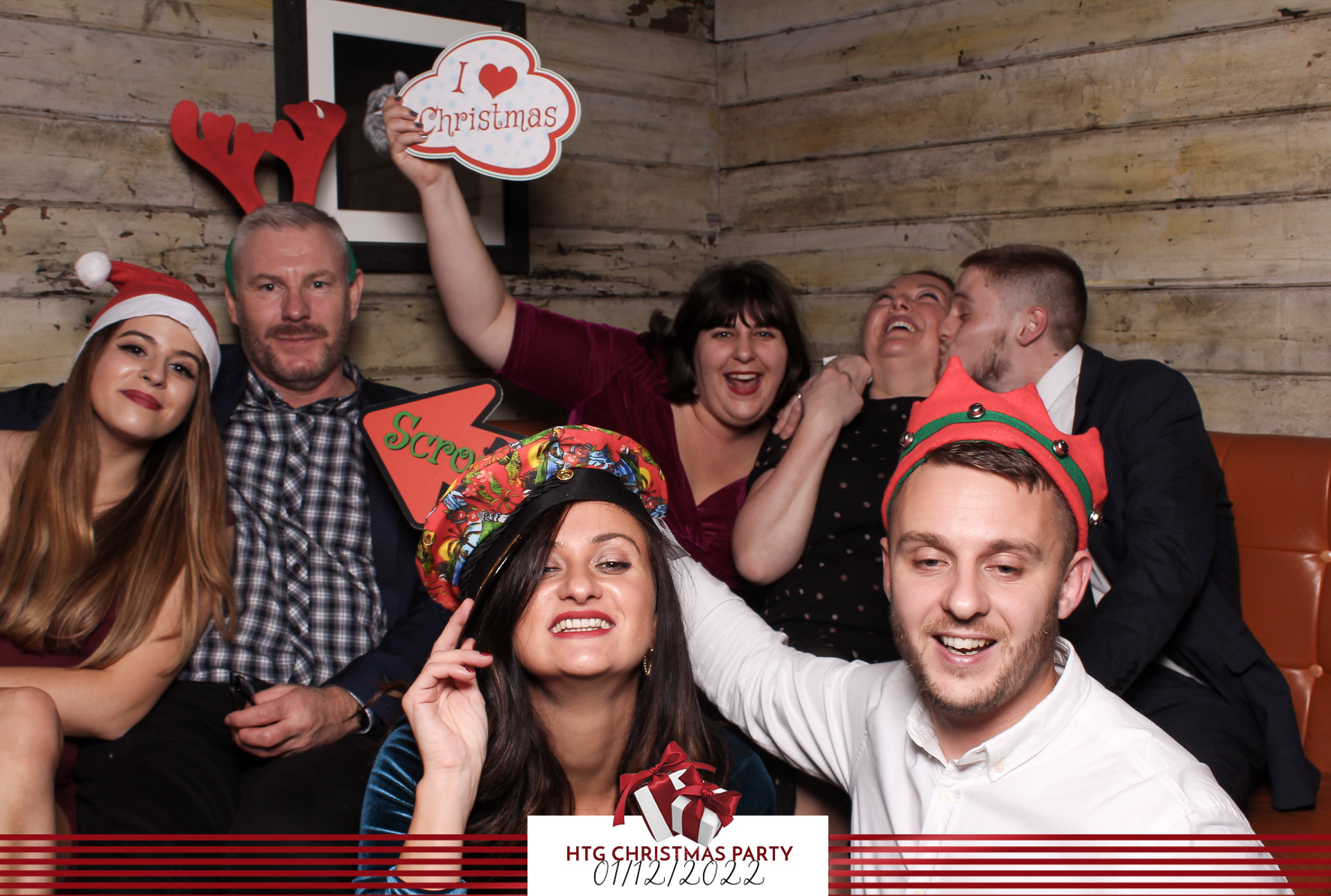 HTG Christmas Party - Classic Open Booth | View more photos from the event at gallery.freshbooths.com/u/FreshBooths/HTG-Christmas-Party-Classic-Open-Booth