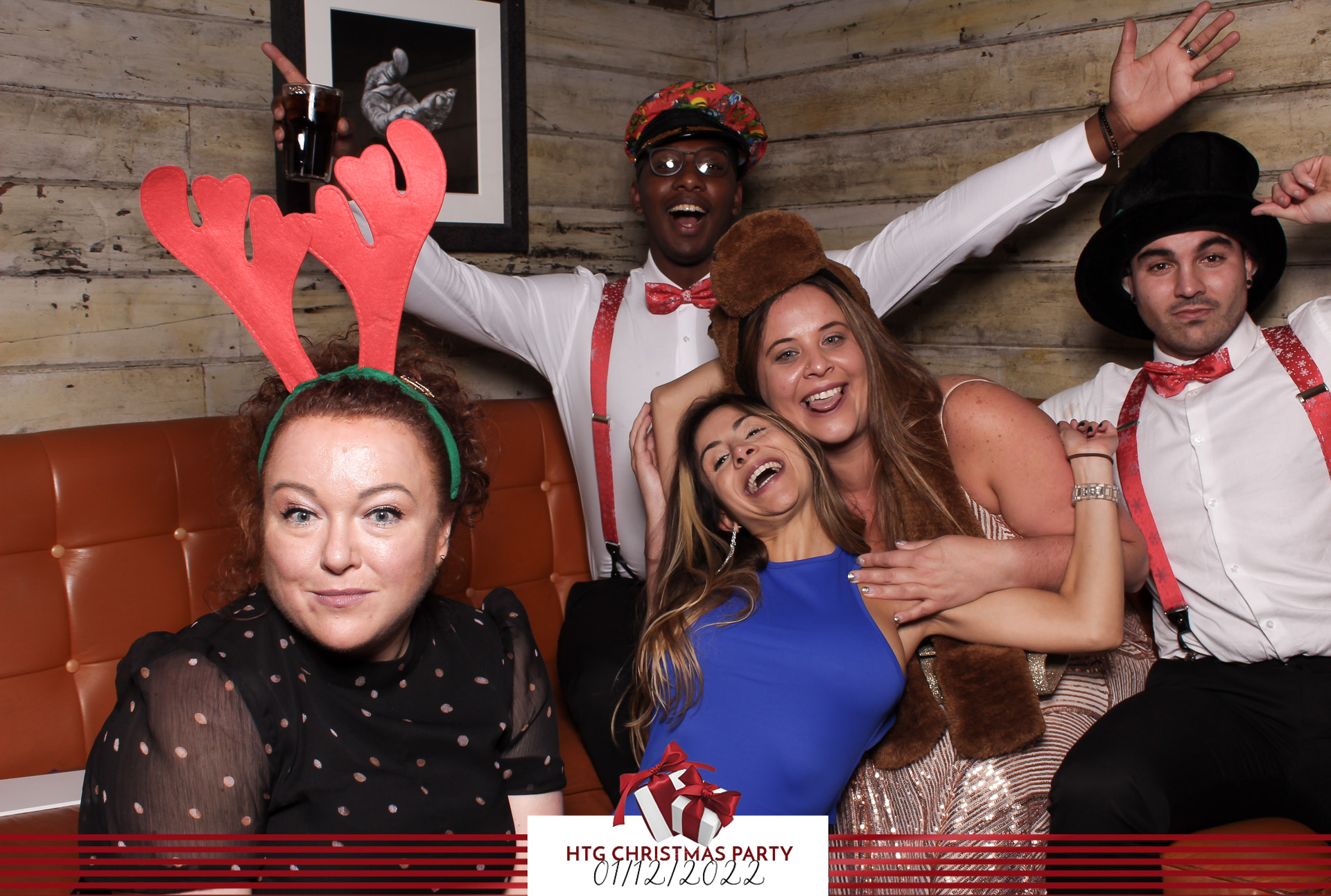 HTG Christmas Party - Classic Open Booth | View more photos from the event at gallery.freshbooths.com/u/FreshBooths/HTG-Christmas-Party-Classic-Open-Booth