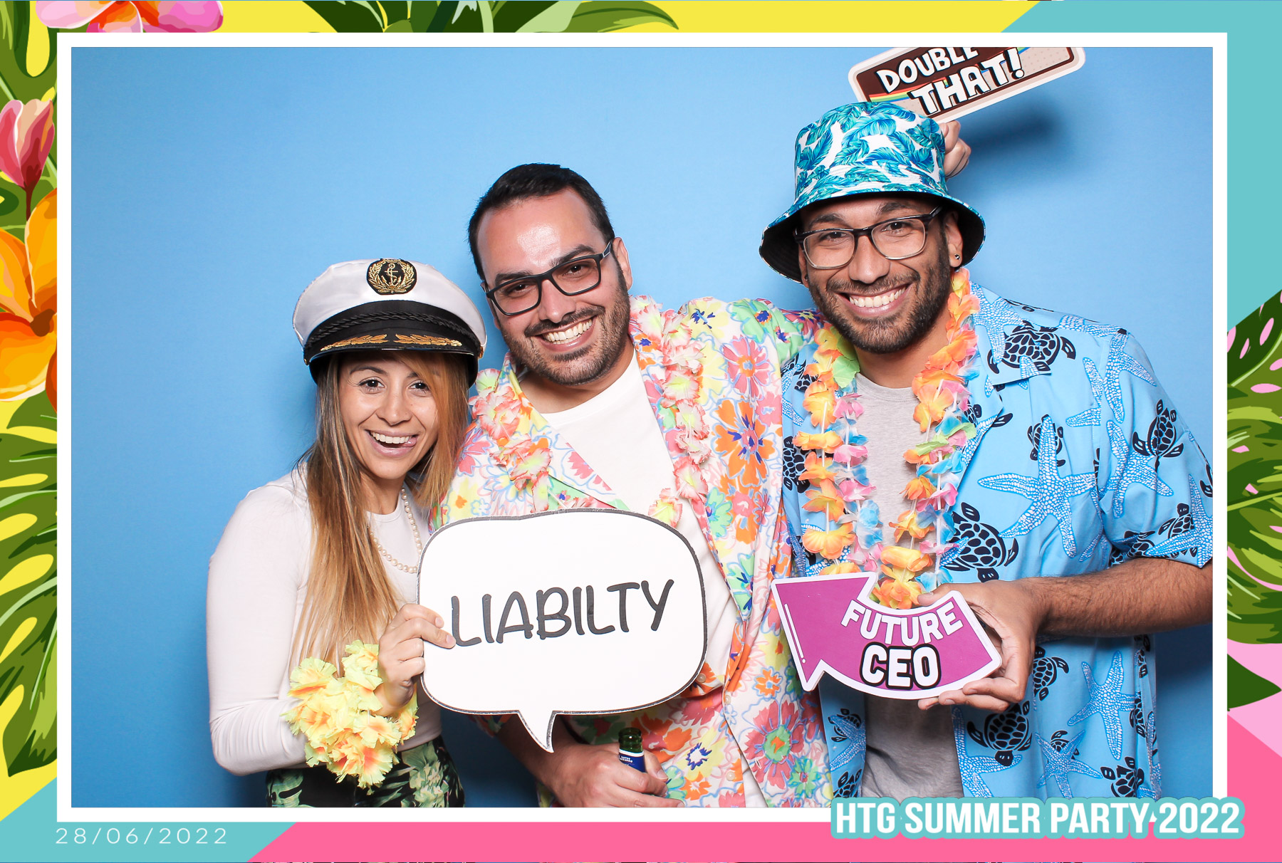 HTG Summer Party 2022 - Classic Open Booth | View more photos from the event at gallery.freshbooths.com/u/FreshBooths/HTG-Summer-Party-2022-Classic-Open-Booth