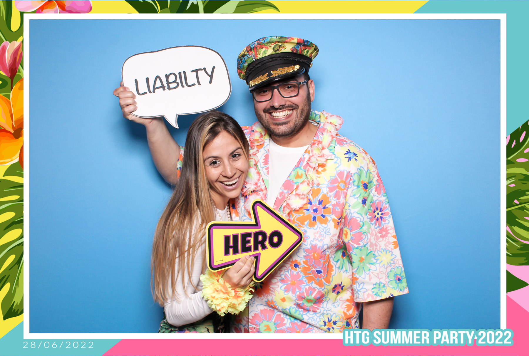 HTG Summer Party 2022 - Classic Open Booth | View more photos from the event at gallery.freshbooths.com/u/FreshBooths/HTG-Summer-Party-2022-Classic-Open-Booth