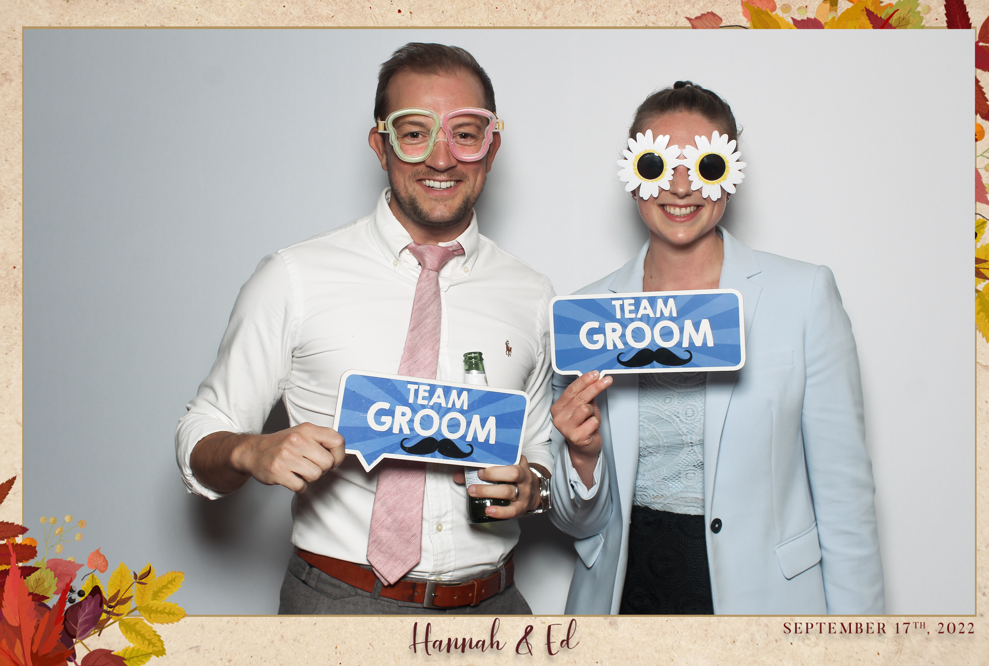 Hannah & Ed - Classic Open Booth | View more photos from the event at gallery.freshbooths.com/u/FreshBooths/Hannah-Ed-Classic-Open-Booth