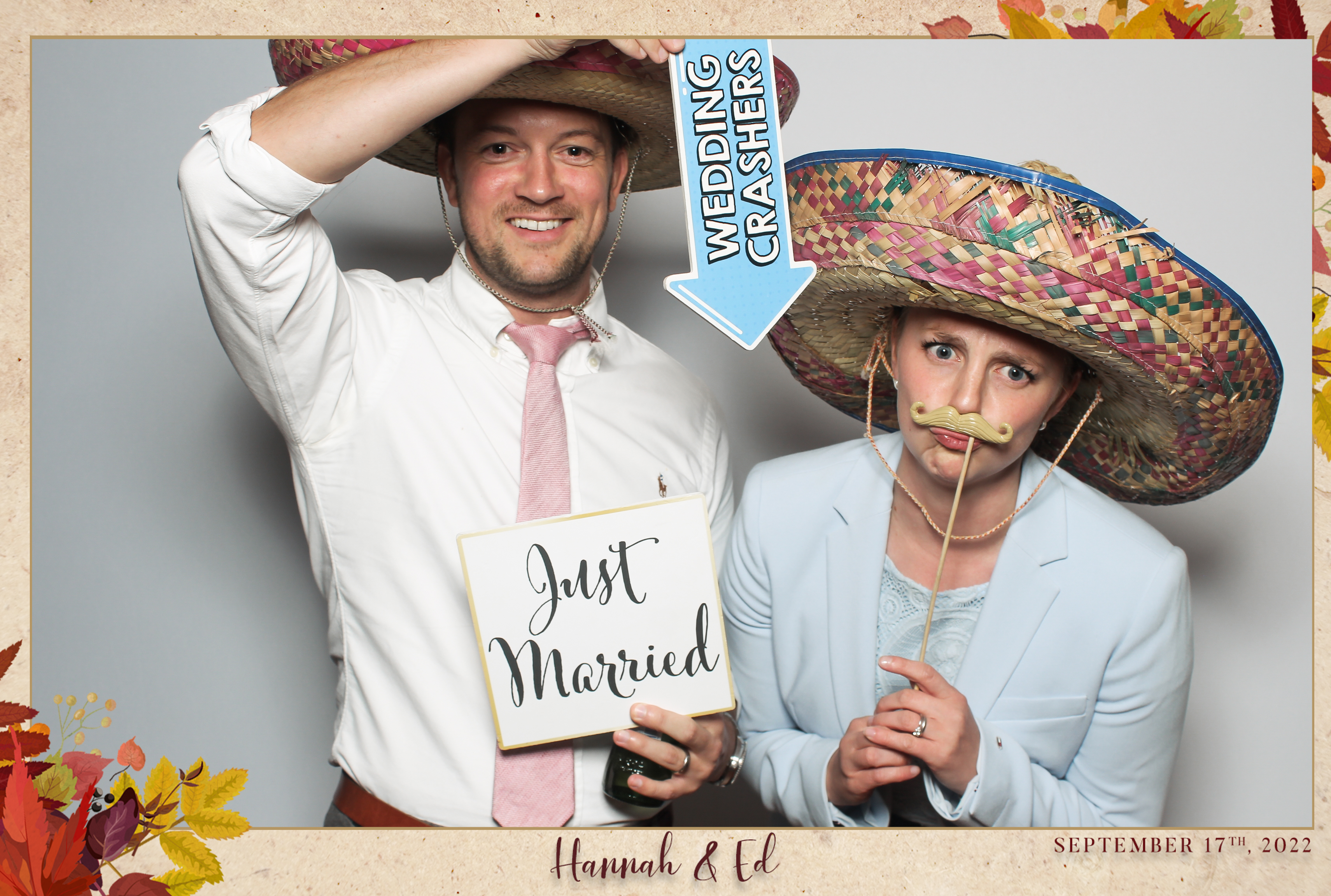 Hannah & Ed - Classic Open Booth | View more photos from the event at gallery.freshbooths.com/u/FreshBooths/Hannah-Ed-Classic-Open-Booth