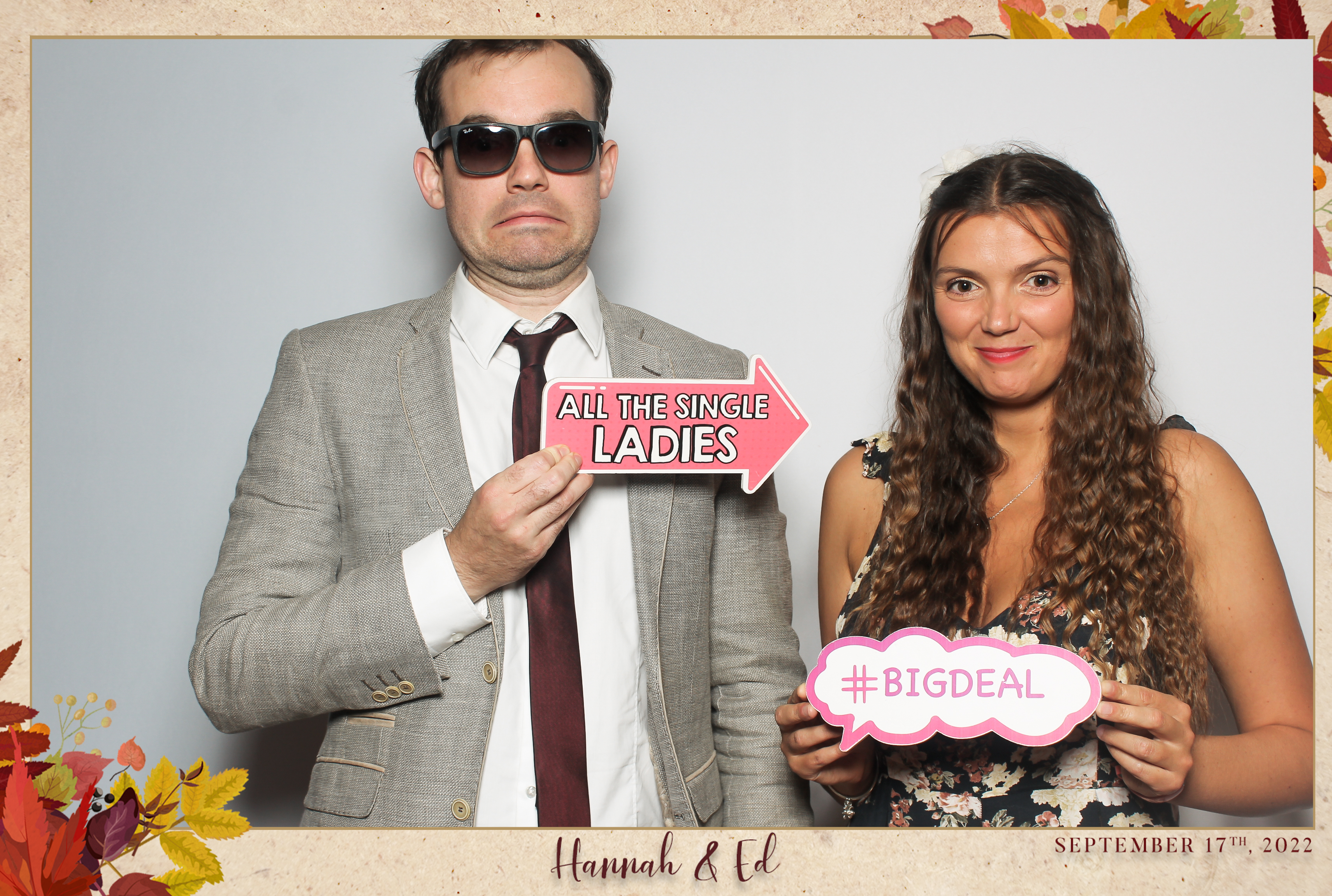 Hannah & Ed - Classic Open Booth | View more photos from the event at gallery.freshbooths.com/u/FreshBooths/Hannah-Ed-Classic-Open-Booth