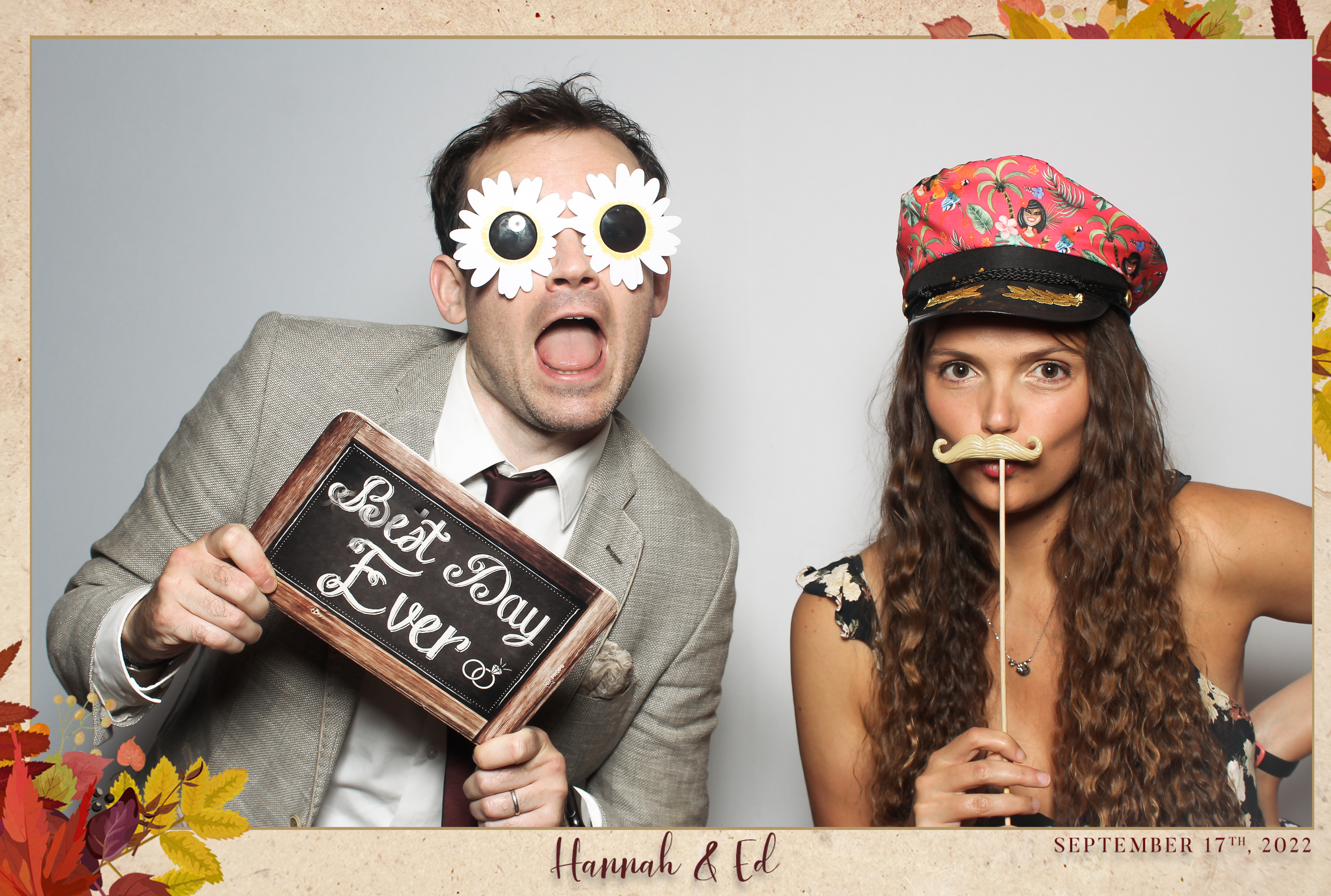 Hannah & Ed - Classic Open Booth | View more photos from the event at gallery.freshbooths.com/u/FreshBooths/Hannah-Ed-Classic-Open-Booth