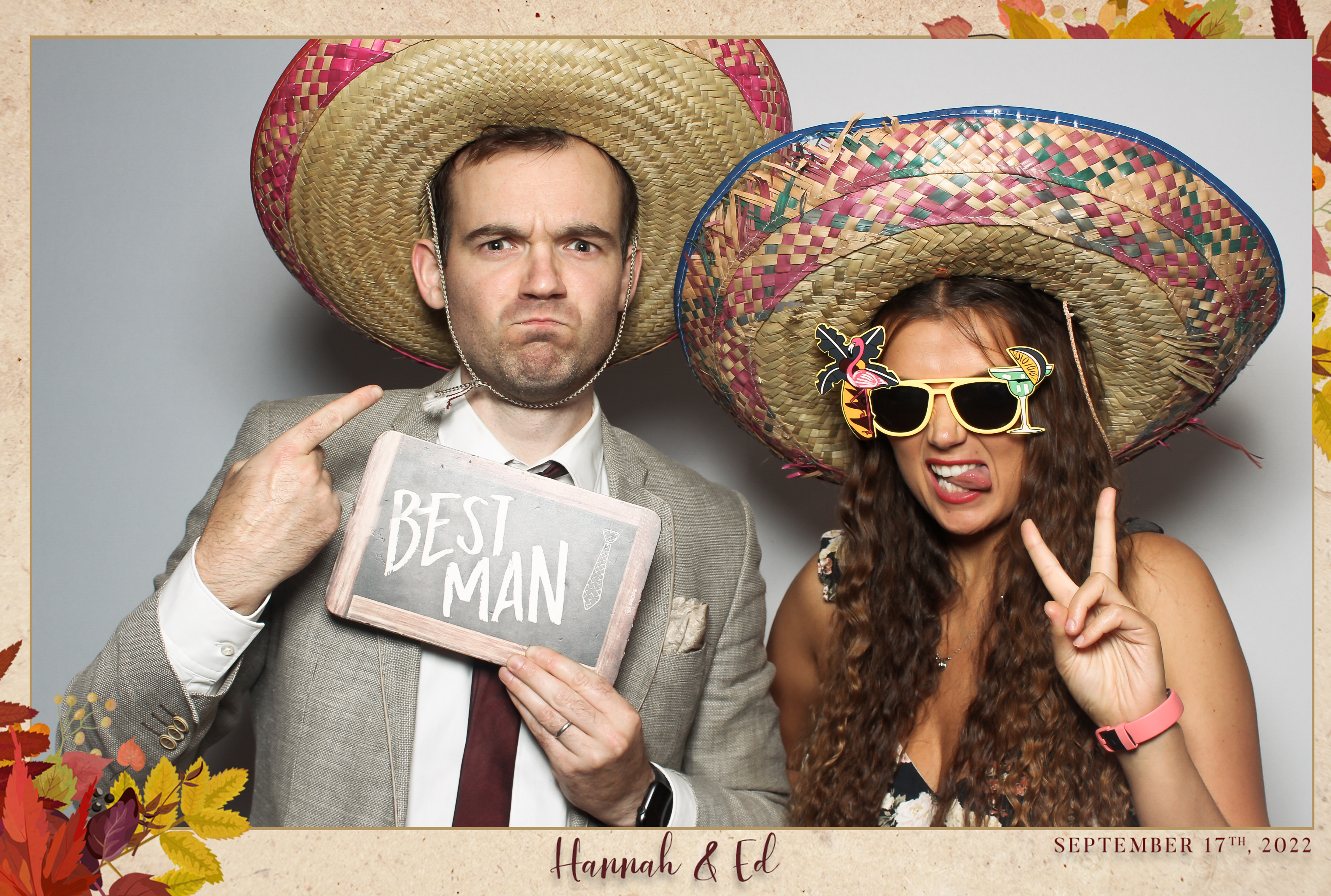 Hannah & Ed - Classic Open Booth | View more photos from the event at gallery.freshbooths.com/u/FreshBooths/Hannah-Ed-Classic-Open-Booth