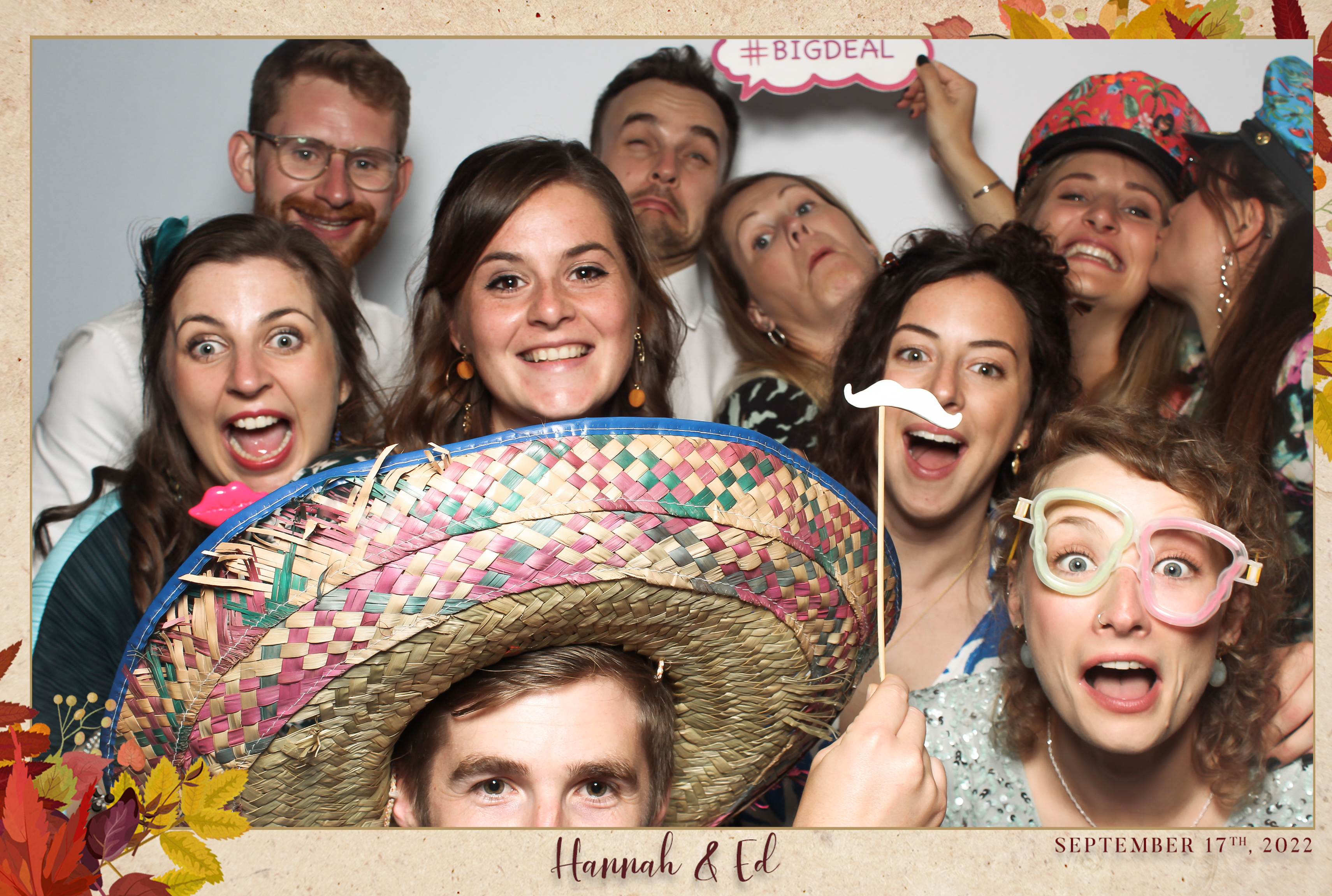 Hannah & Ed - Classic Open Booth | View more photos from the event at gallery.freshbooths.com/u/FreshBooths/Hannah-Ed-Classic-Open-Booth