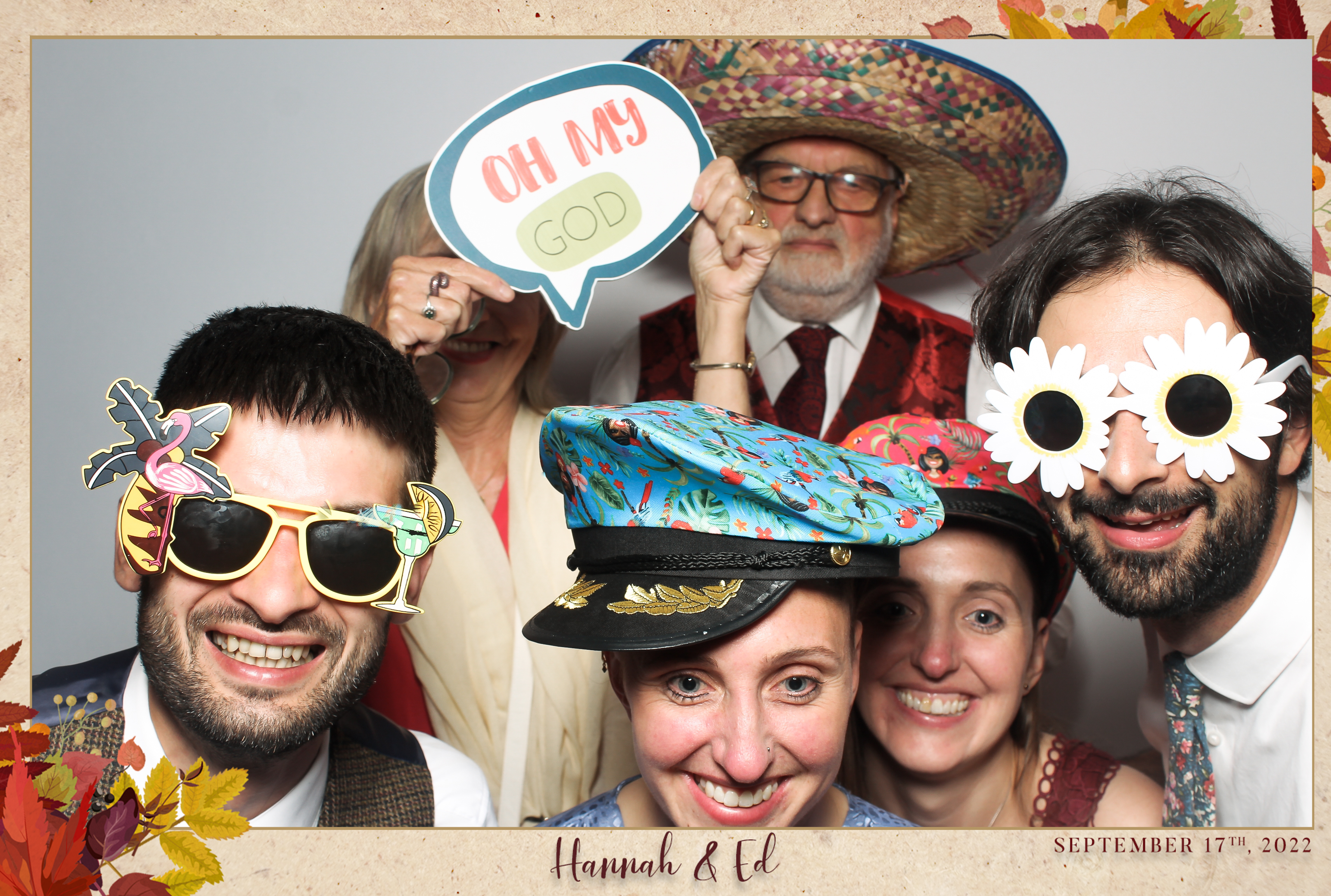 Hannah & Ed - Classic Open Booth | View more photos from the event at gallery.freshbooths.com/u/FreshBooths/Hannah-Ed-Classic-Open-Booth
