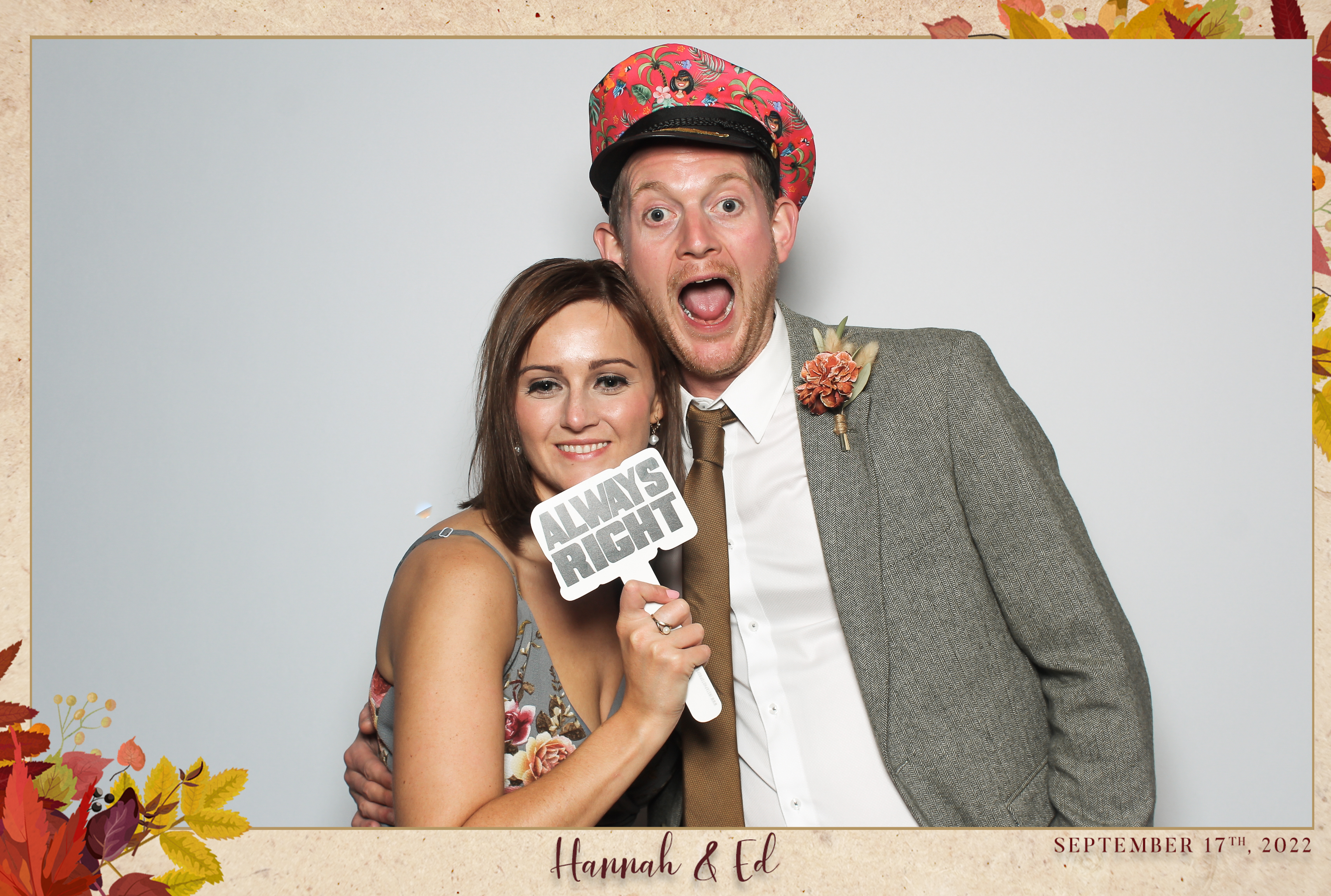 Hannah & Ed - Classic Open Booth | View more photos from the event at gallery.freshbooths.com/u/FreshBooths/Hannah-Ed-Classic-Open-Booth