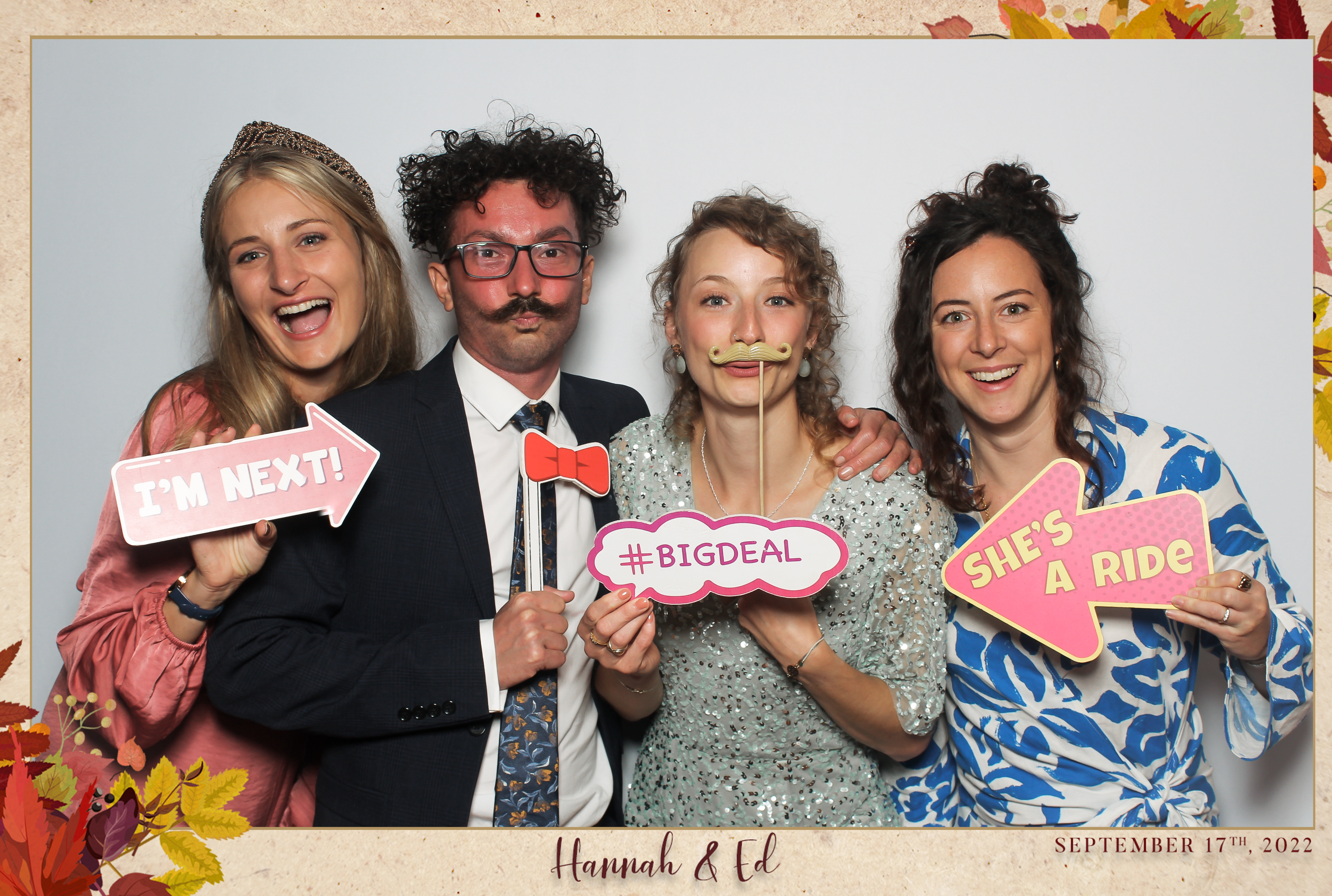 Hannah & Ed - Classic Open Booth | View more photos from the event at gallery.freshbooths.com/u/FreshBooths/Hannah-Ed-Classic-Open-Booth