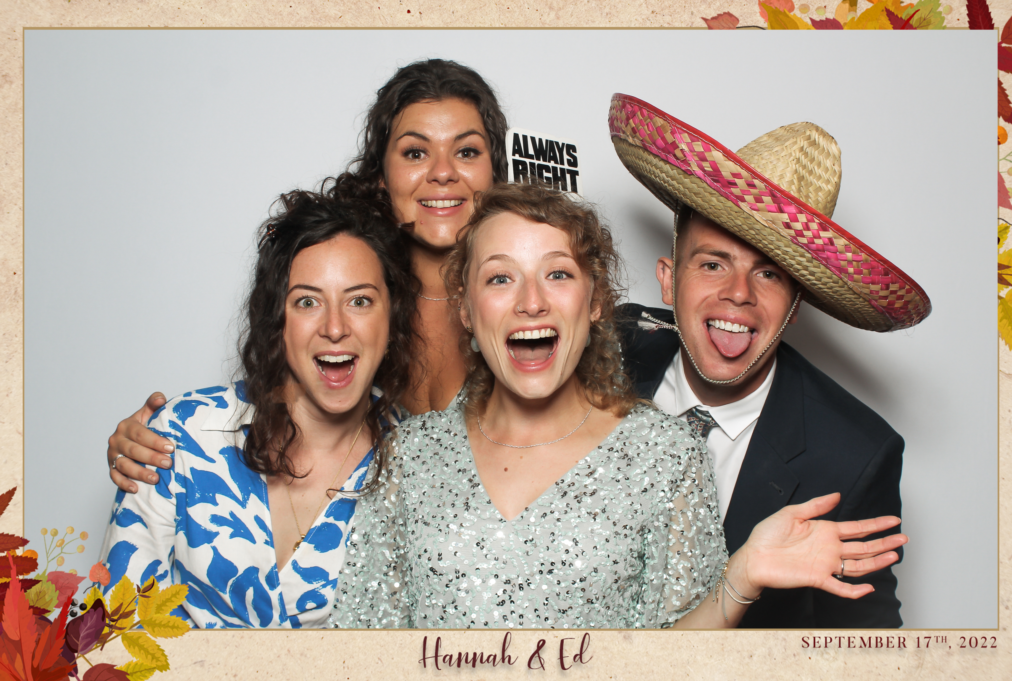 Hannah & Ed - Classic Open Booth | View more photos from the event at gallery.freshbooths.com/u/FreshBooths/Hannah-Ed-Classic-Open-Booth
