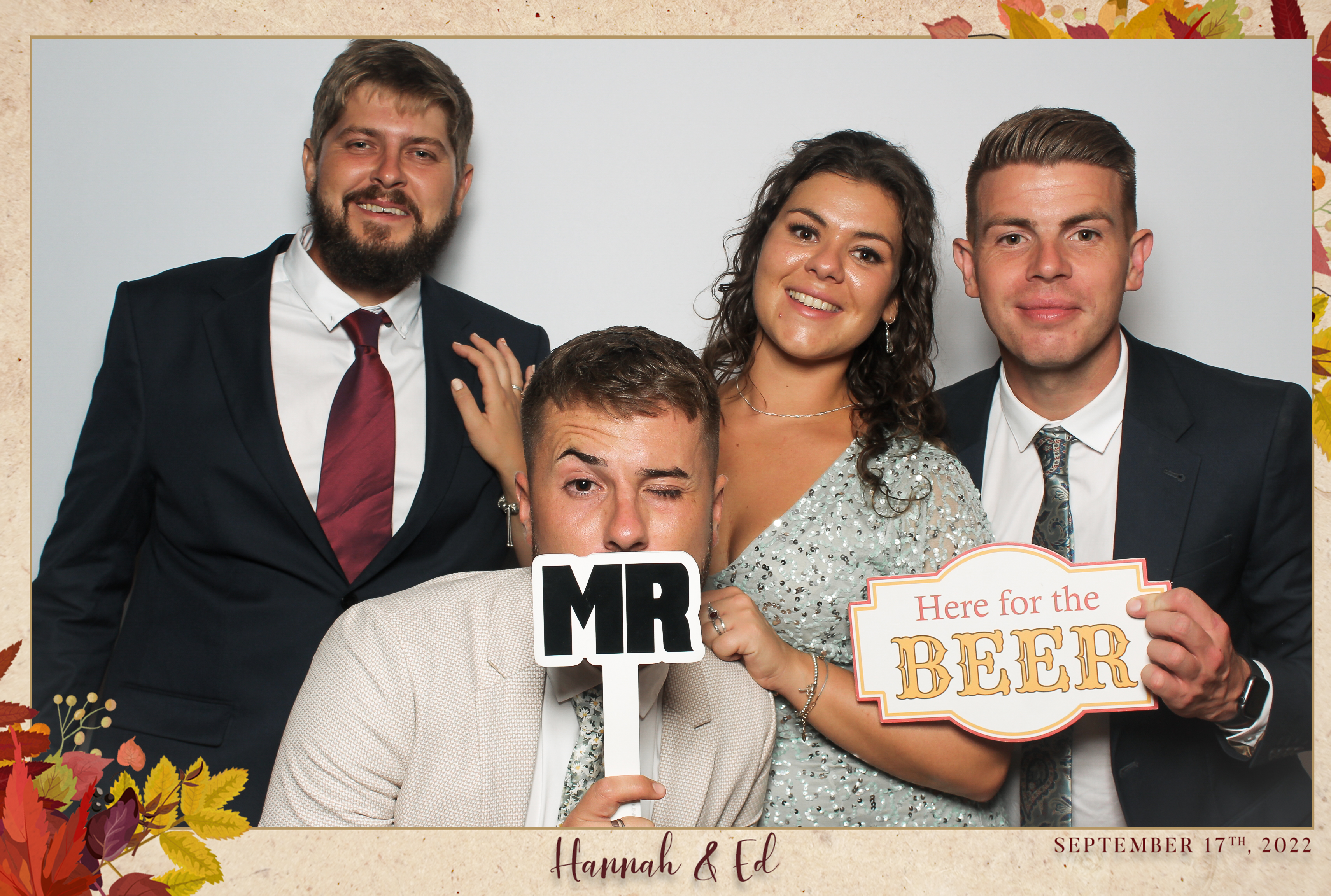 Hannah & Ed - Classic Open Booth | View more photos from the event at gallery.freshbooths.com/u/FreshBooths/Hannah-Ed-Classic-Open-Booth