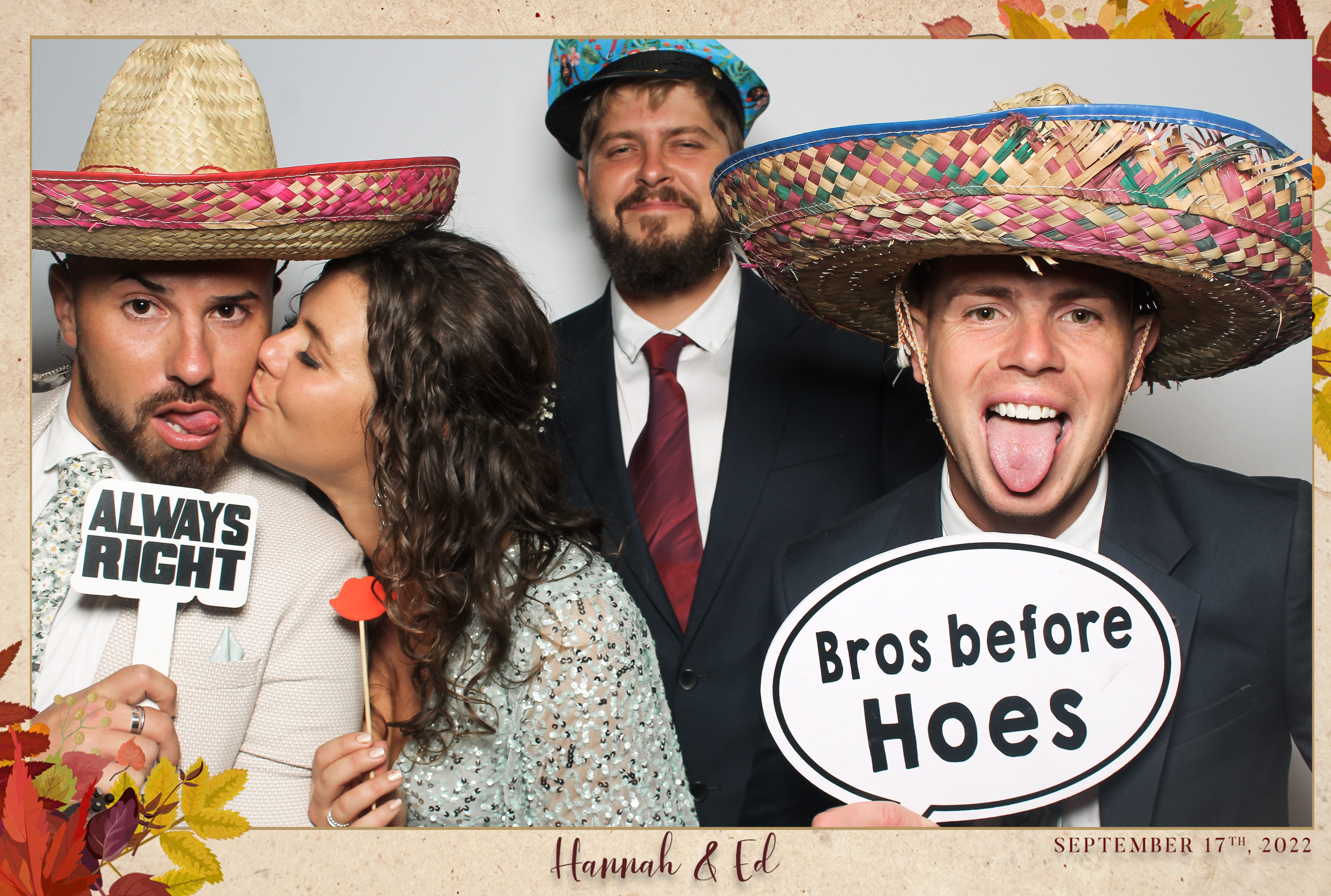 Hannah & Ed - Classic Open Booth | View more photos from the event at gallery.freshbooths.com/u/FreshBooths/Hannah-Ed-Classic-Open-Booth