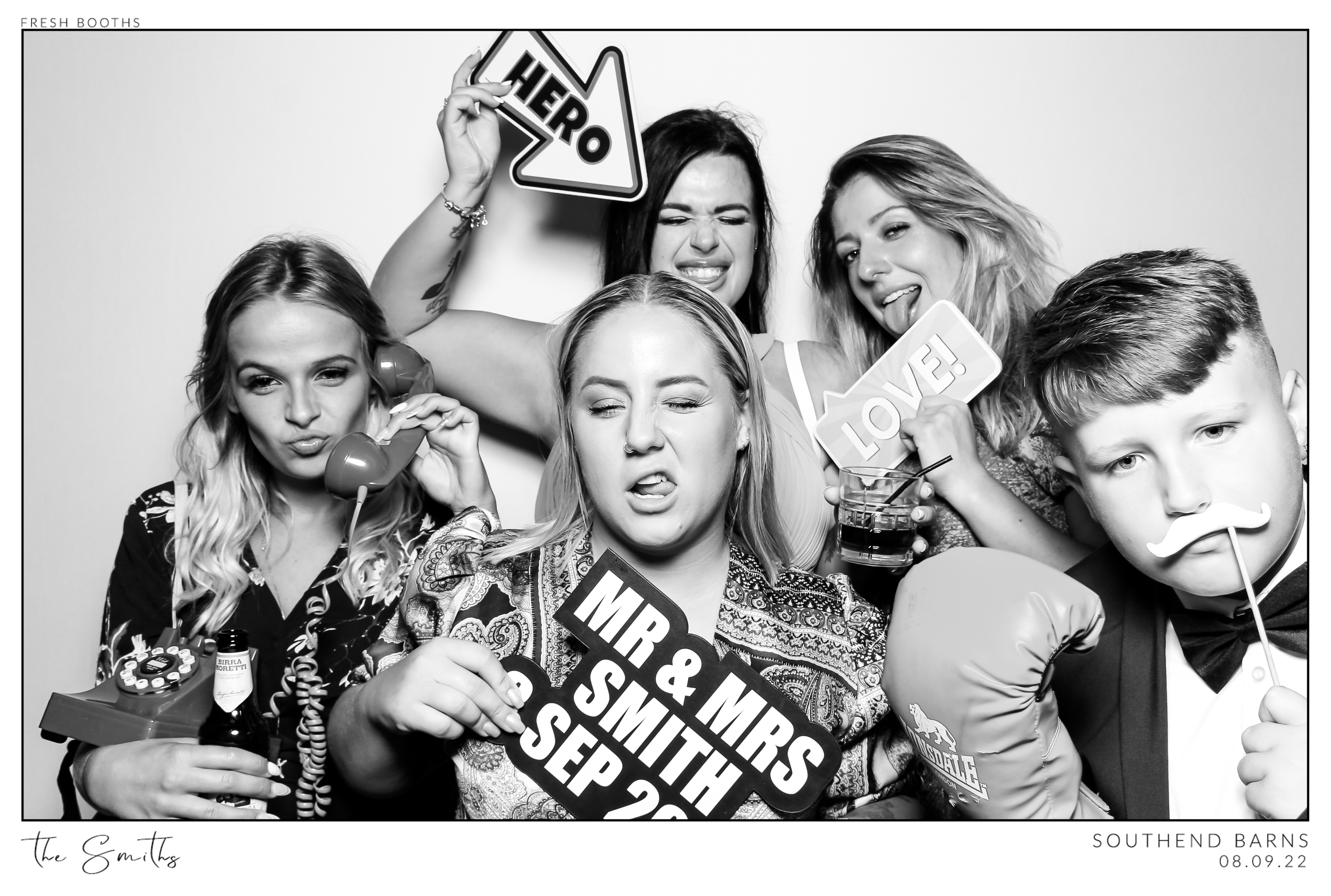 Jack & Rosie - Classic Open Booth | View more photos from the event at gallery.freshbooths.com/u/FreshBooths/Jack-Rosie-Classic-Open-Booth