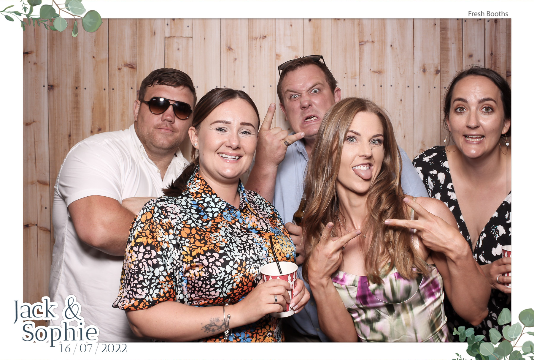 Jack & Sophie - Classic Open Booth | View more photos from the event at gallery.freshbooths.com/u/FreshBooths/Jack-Sophie-Classic-Open-Booth