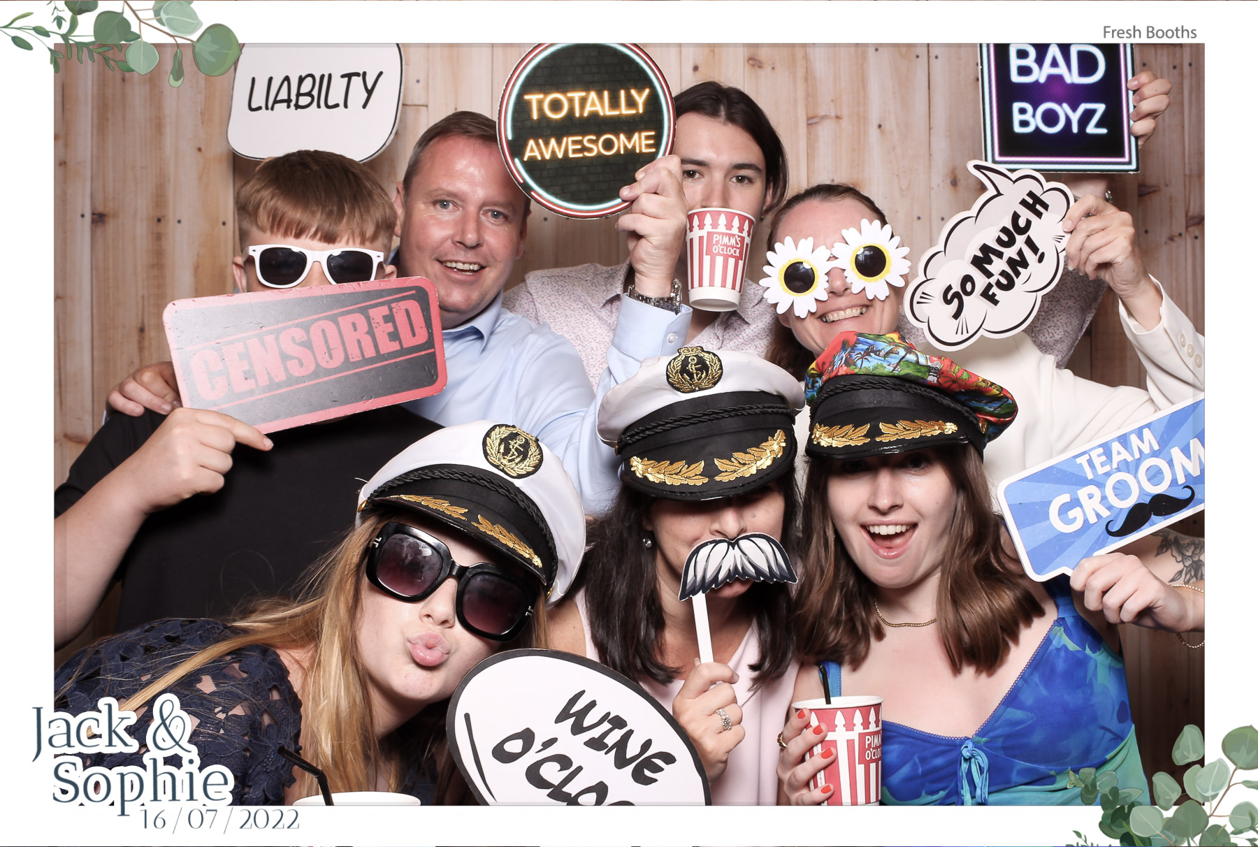 Jack & Sophie - Classic Open Booth | View more photos from the event at gallery.freshbooths.com/u/FreshBooths/Jack-Sophie-Classic-Open-Booth