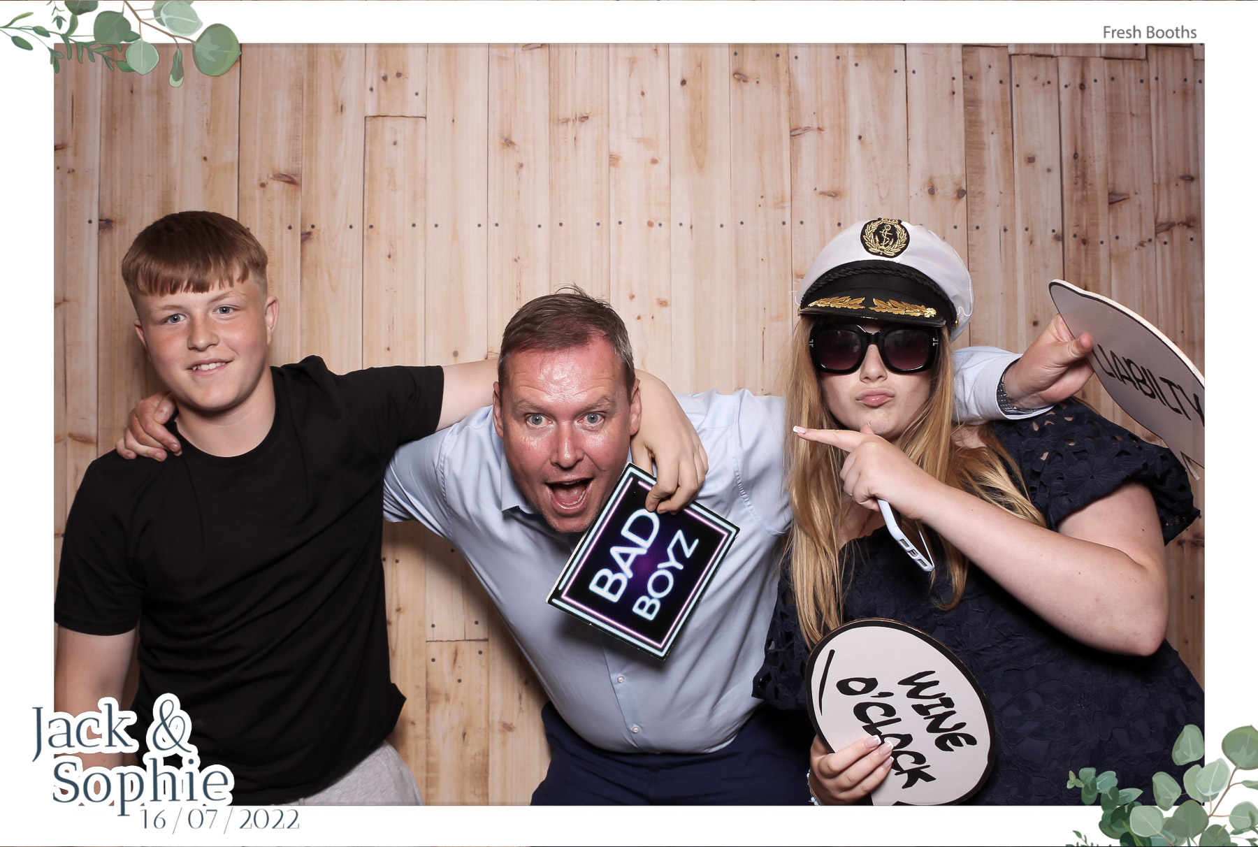 Jack & Sophie - Classic Open Booth | View more photos from the event at gallery.freshbooths.com/u/FreshBooths/Jack-Sophie-Classic-Open-Booth