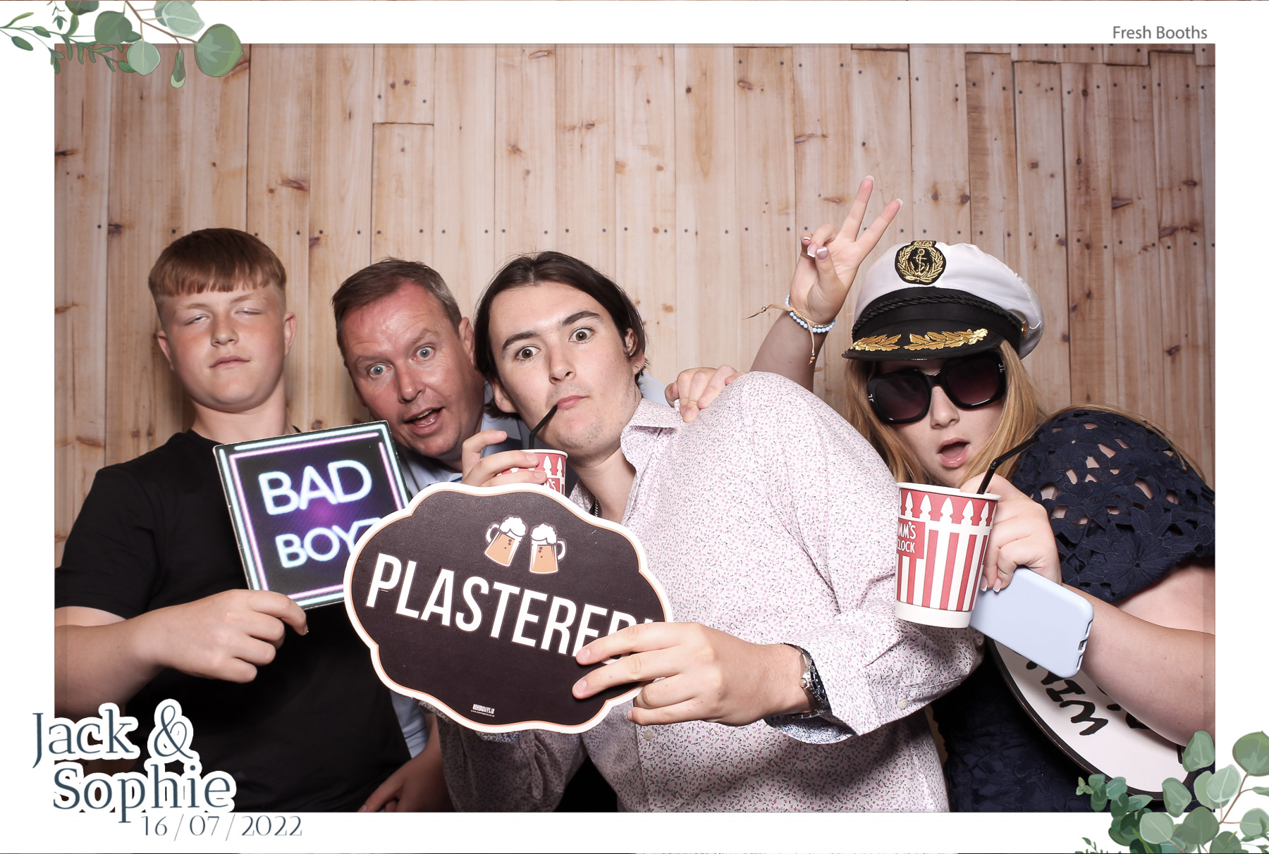 Jack & Sophie - Classic Open Booth | View more photos from the event at gallery.freshbooths.com/u/FreshBooths/Jack-Sophie-Classic-Open-Booth