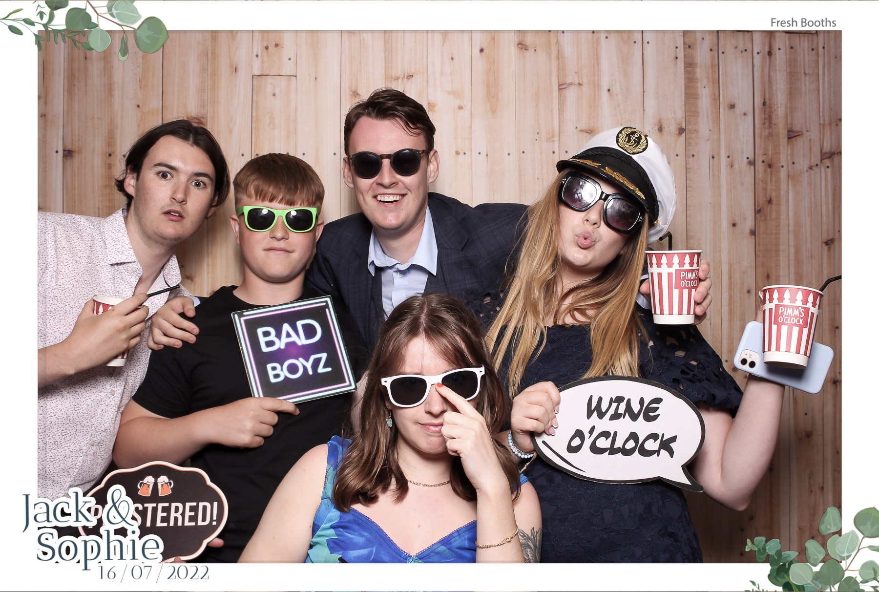 Jack & Sophie - Classic Open Booth | View more photos from the event at gallery.freshbooths.com/u/FreshBooths/Jack-Sophie-Classic-Open-Booth