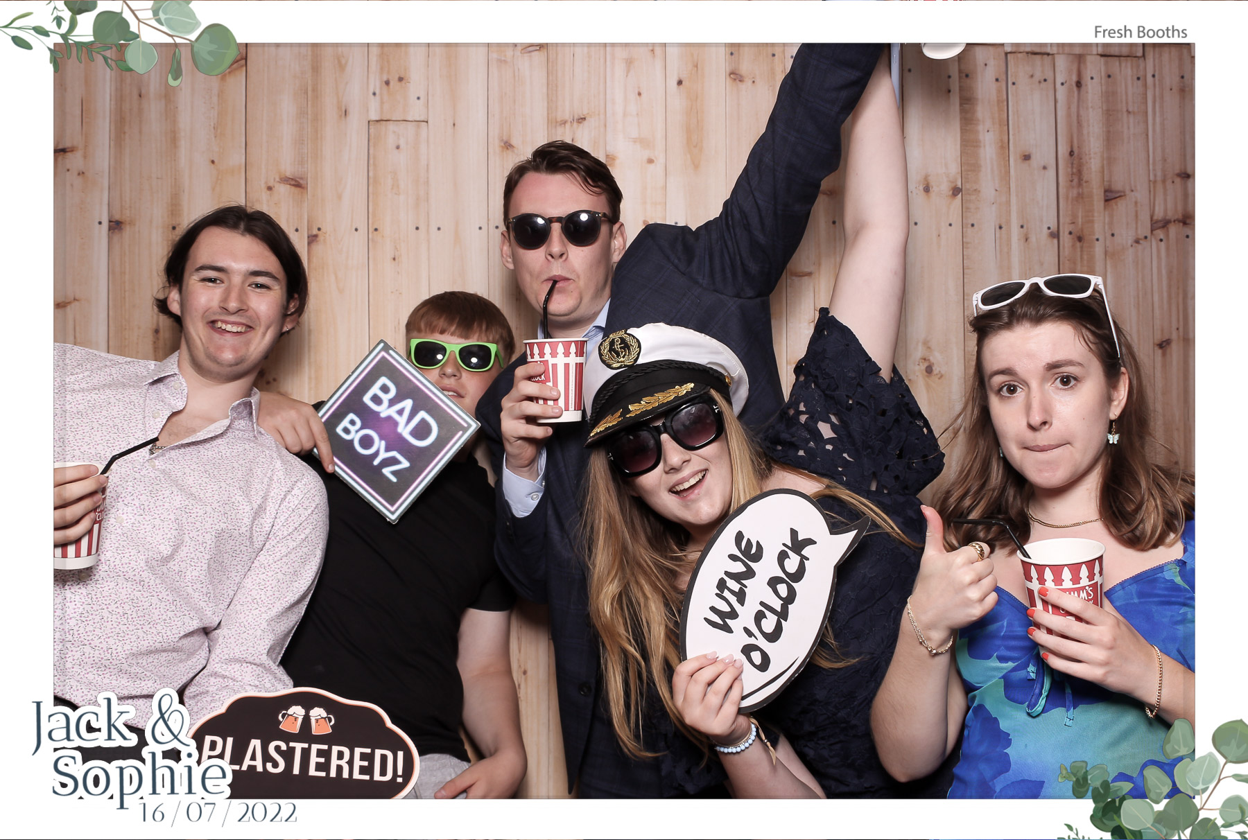 Jack & Sophie - Classic Open Booth | View more photos from the event at gallery.freshbooths.com/u/FreshBooths/Jack-Sophie-Classic-Open-Booth