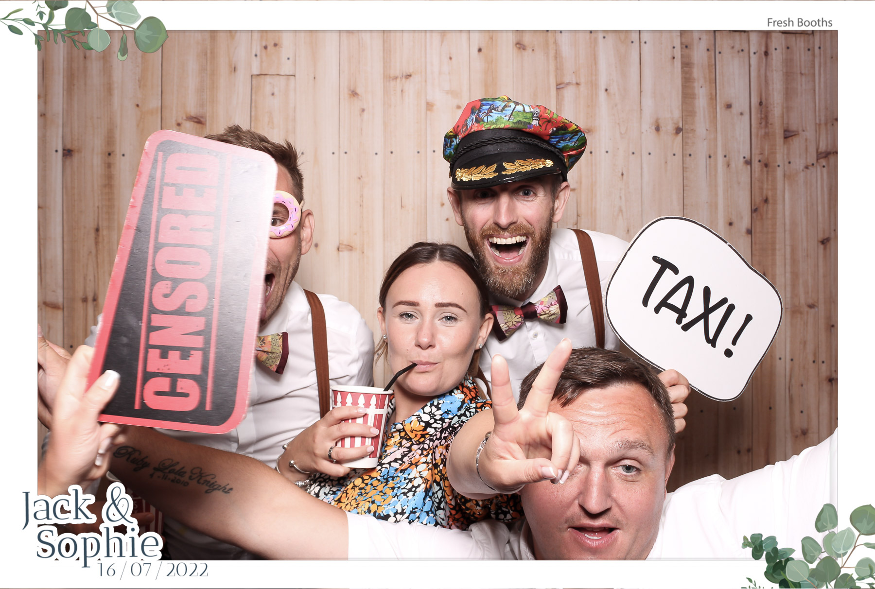 Jack & Sophie - Classic Open Booth | View more photos from the event at gallery.freshbooths.com/u/FreshBooths/Jack-Sophie-Classic-Open-Booth
