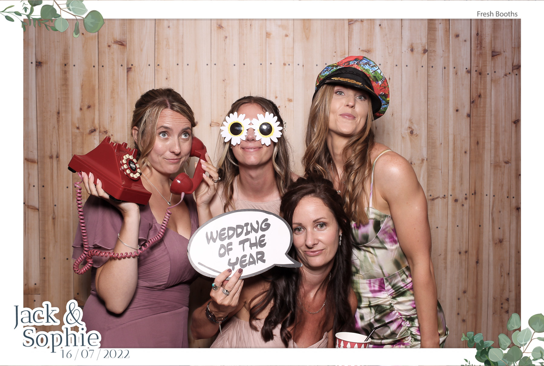 Jack & Sophie - Classic Open Booth | View more photos from the event at gallery.freshbooths.com/u/FreshBooths/Jack-Sophie-Classic-Open-Booth