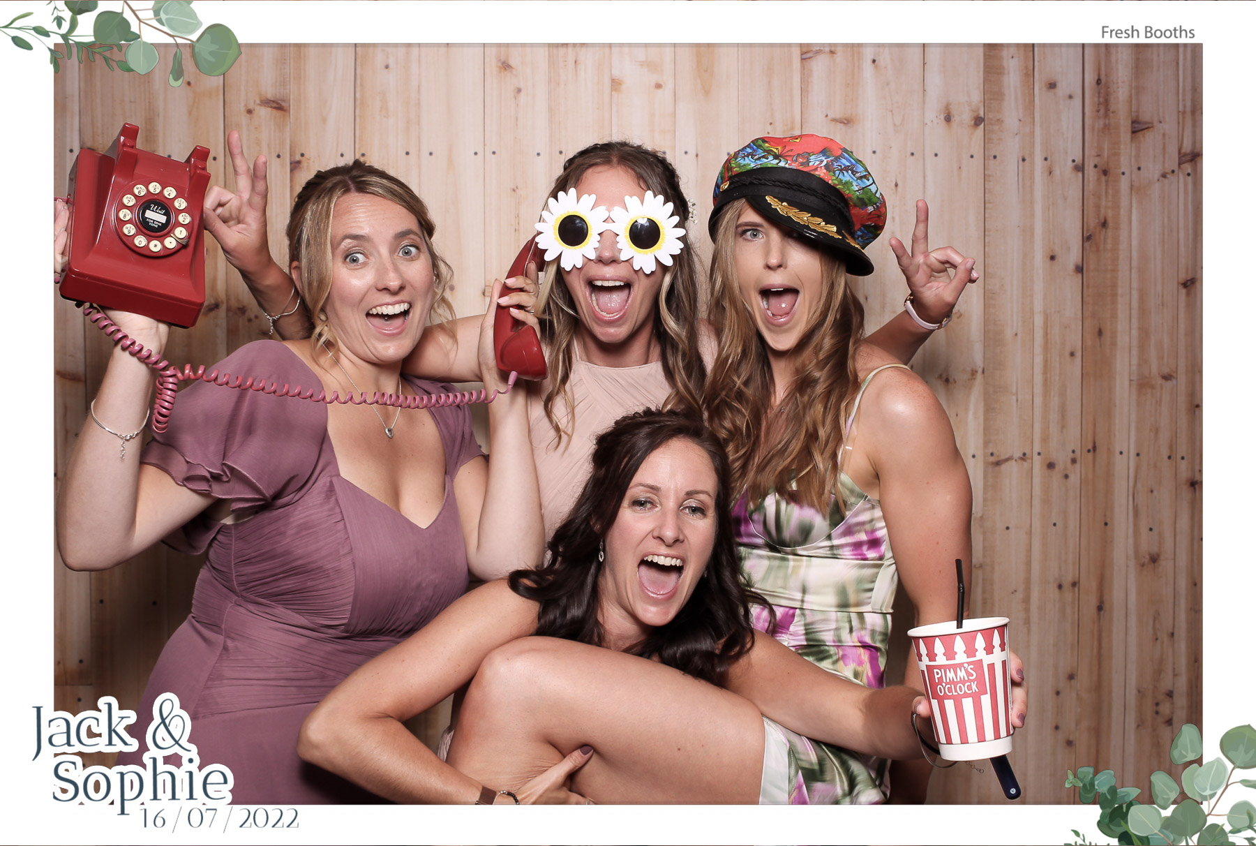Jack & Sophie - Classic Open Booth | View more photos from the event at gallery.freshbooths.com/u/FreshBooths/Jack-Sophie-Classic-Open-Booth