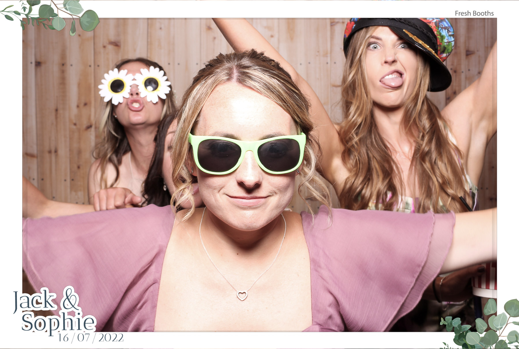 Jack & Sophie - Classic Open Booth | View more photos from the event at gallery.freshbooths.com/u/FreshBooths/Jack-Sophie-Classic-Open-Booth