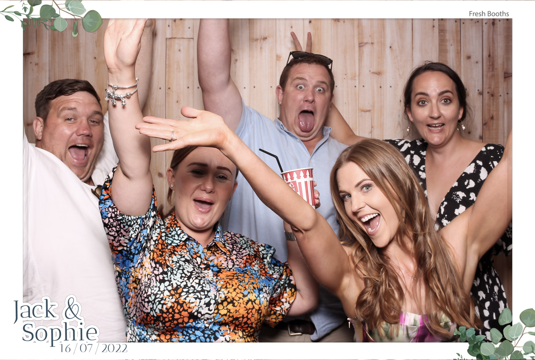 Jack & Sophie - Classic Open Booth | View more photos from the event at gallery.freshbooths.com/u/FreshBooths/Jack-Sophie-Classic-Open-Booth