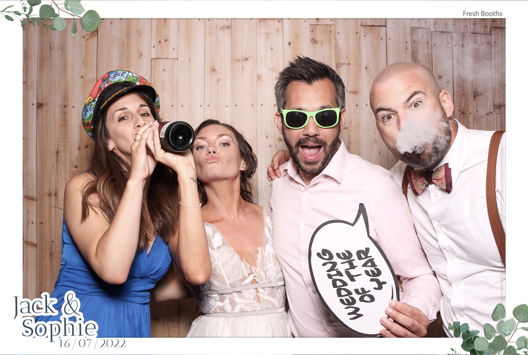 Jack & Sophie - Classic Open Booth | View more photos from the event at gallery.freshbooths.com/u/FreshBooths/Jack-Sophie-Classic-Open-Booth