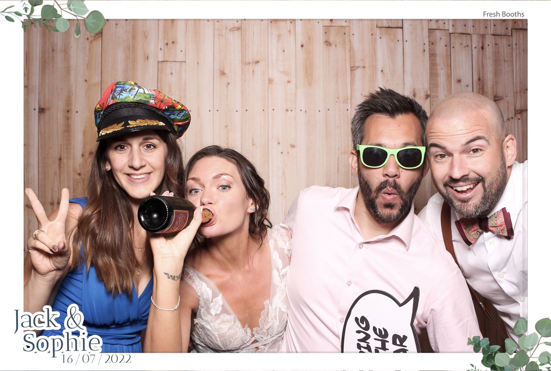 Jack & Sophie - Classic Open Booth | View more photos from the event at gallery.freshbooths.com/u/FreshBooths/Jack-Sophie-Classic-Open-Booth