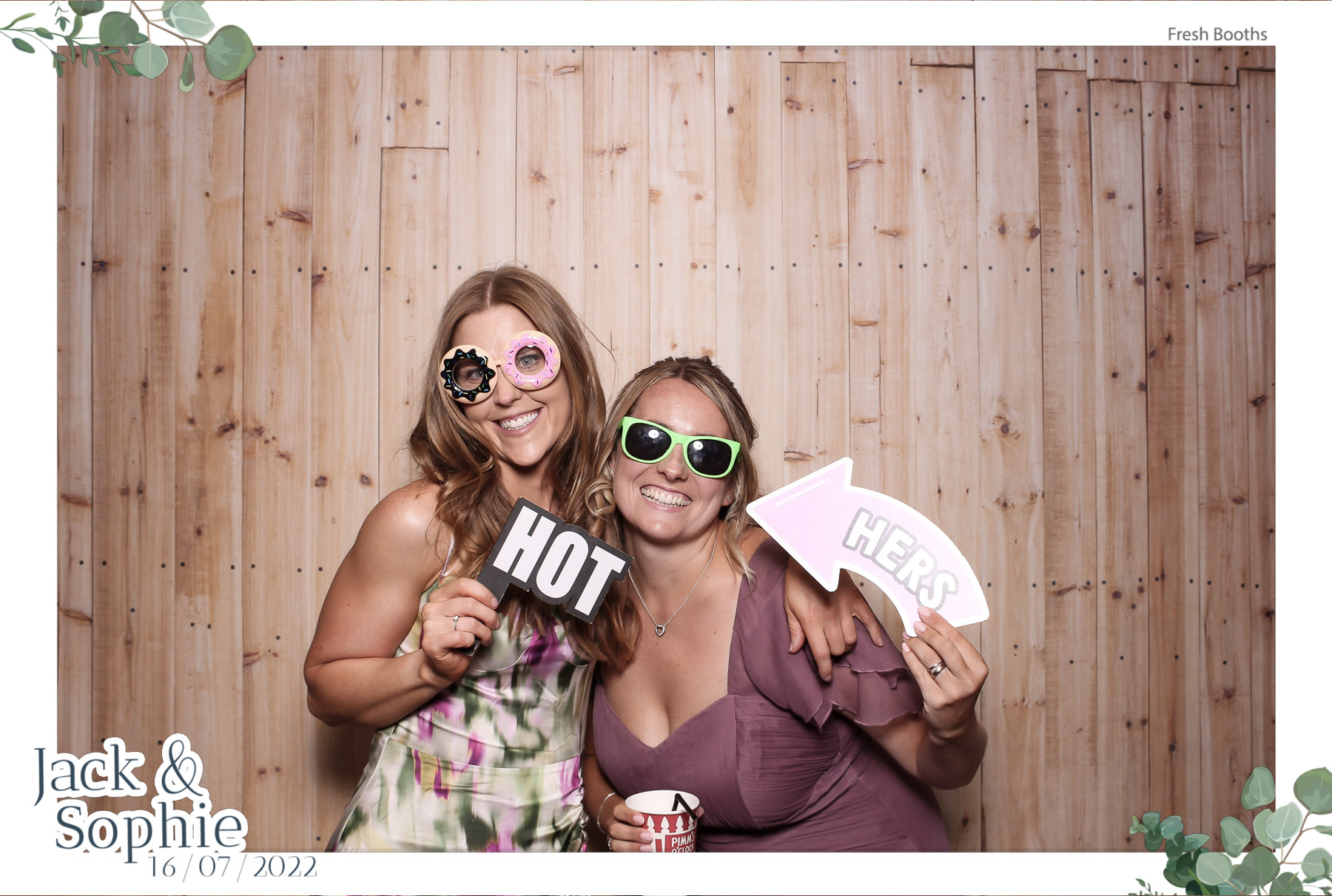 Jack & Sophie - Classic Open Booth | View more photos from the event at gallery.freshbooths.com/u/FreshBooths/Jack-Sophie-Classic-Open-Booth