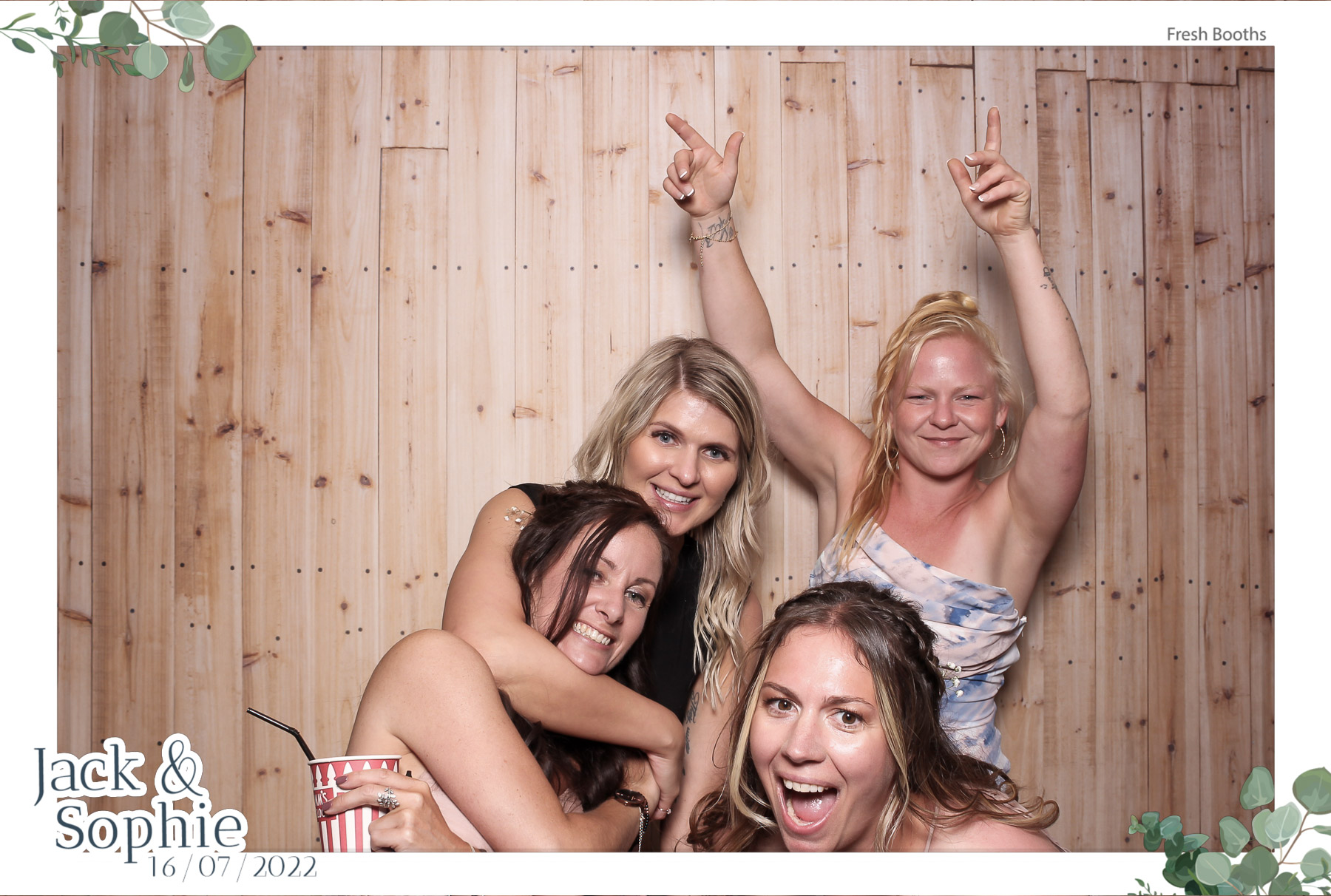 Jack & Sophie - Classic Open Booth | View more photos from the event at gallery.freshbooths.com/u/FreshBooths/Jack-Sophie-Classic-Open-Booth
