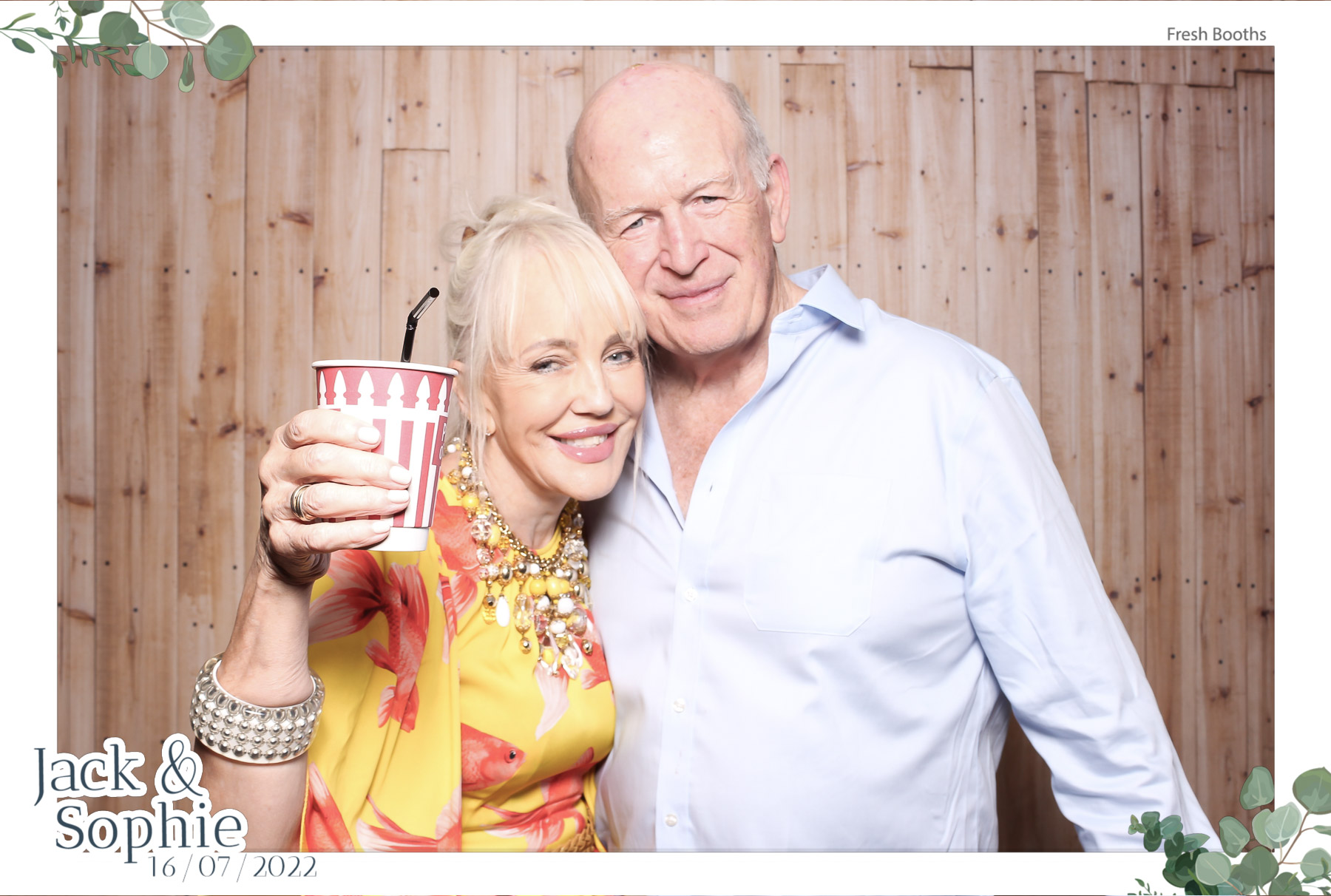 Jack & Sophie - Classic Open Booth | View more photos from the event at gallery.freshbooths.com/u/FreshBooths/Jack-Sophie-Classic-Open-Booth