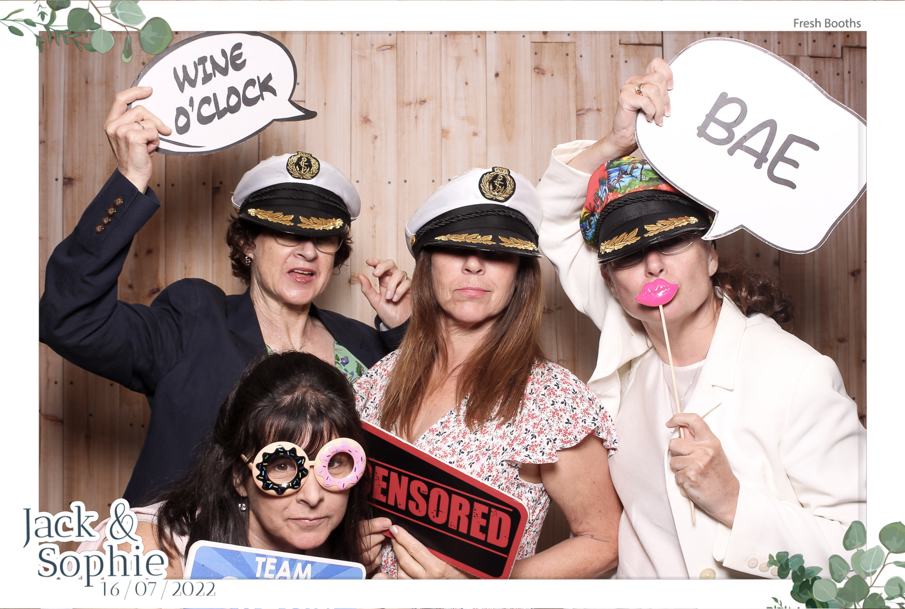 Jack & Sophie - Classic Open Booth | View more photos from the event at gallery.freshbooths.com/u/FreshBooths/Jack-Sophie-Classic-Open-Booth