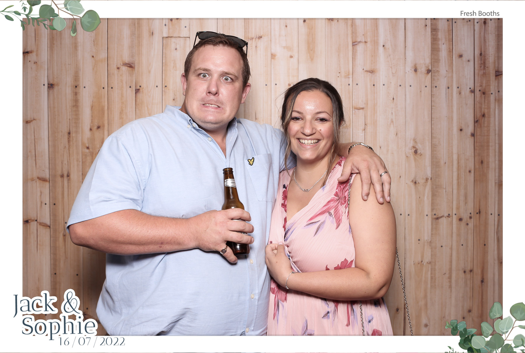 Jack & Sophie - Classic Open Booth | View more photos from the event at gallery.freshbooths.com/u/FreshBooths/Jack-Sophie-Classic-Open-Booth