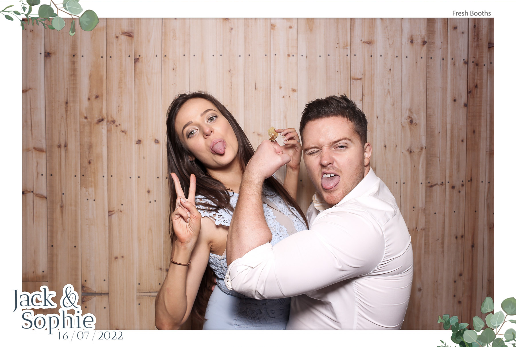 Jack & Sophie - Classic Open Booth | View more photos from the event at gallery.freshbooths.com/u/FreshBooths/Jack-Sophie-Classic-Open-Booth