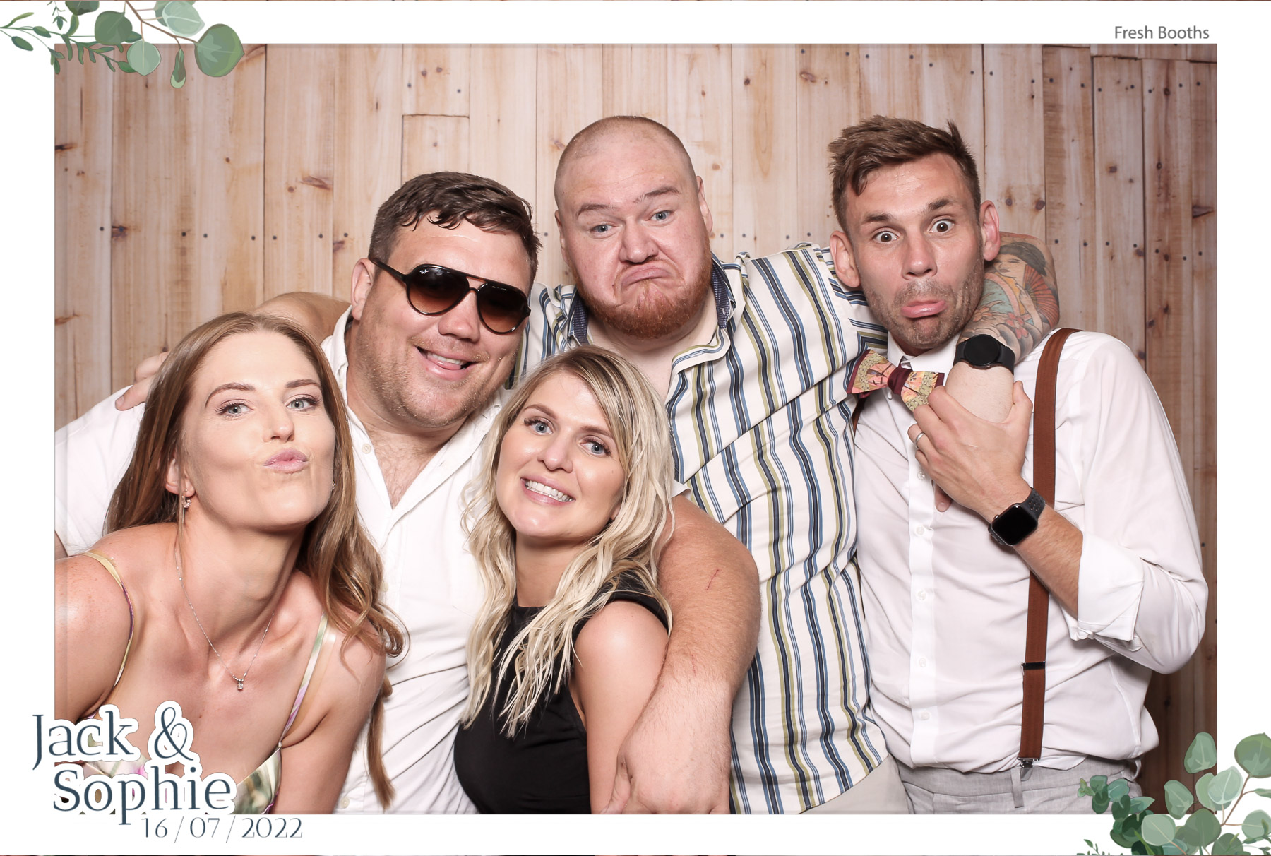 Jack & Sophie - Classic Open Booth | View more photos from the event at gallery.freshbooths.com/u/FreshBooths/Jack-Sophie-Classic-Open-Booth
