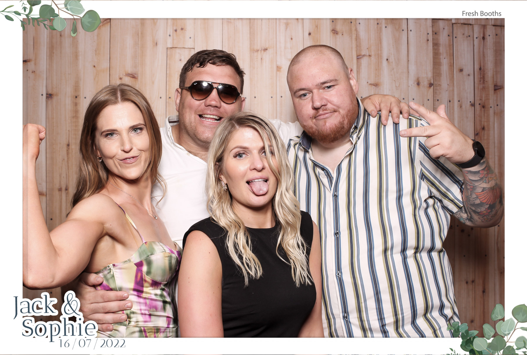 Jack & Sophie - Classic Open Booth | View more photos from the event at gallery.freshbooths.com/u/FreshBooths/Jack-Sophie-Classic-Open-Booth