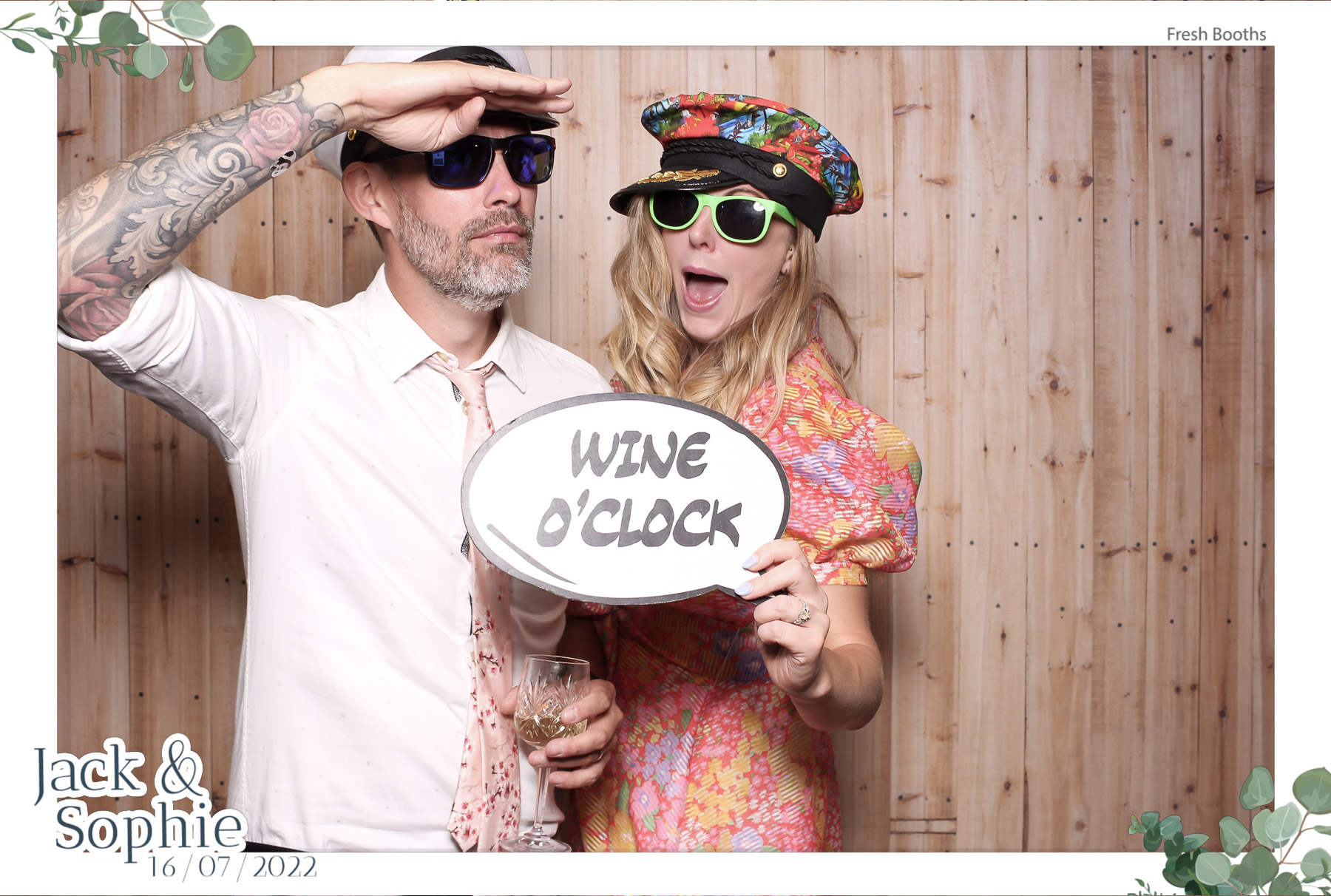 Jack & Sophie - Classic Open Booth | View more photos from the event at gallery.freshbooths.com/u/FreshBooths/Jack-Sophie-Classic-Open-Booth