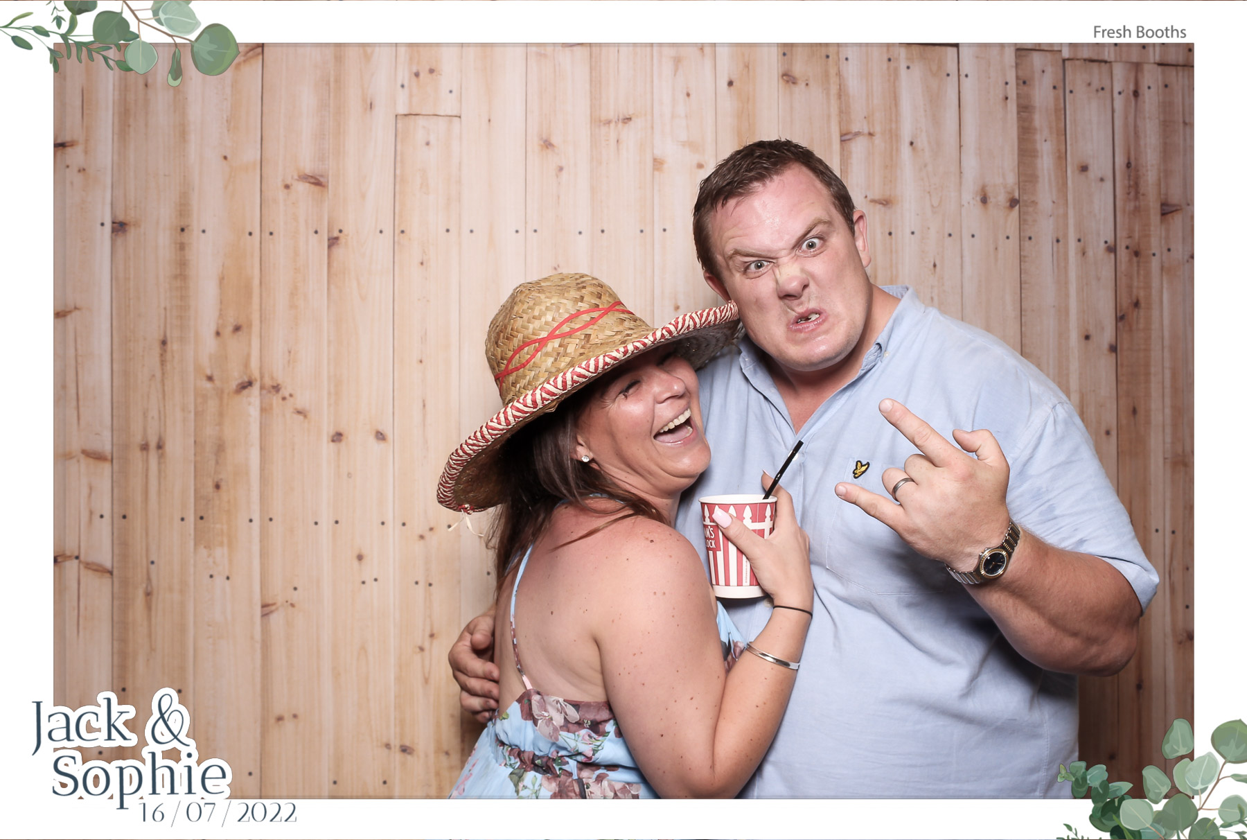 Jack & Sophie - Classic Open Booth | View more photos from the event at gallery.freshbooths.com/u/FreshBooths/Jack-Sophie-Classic-Open-Booth