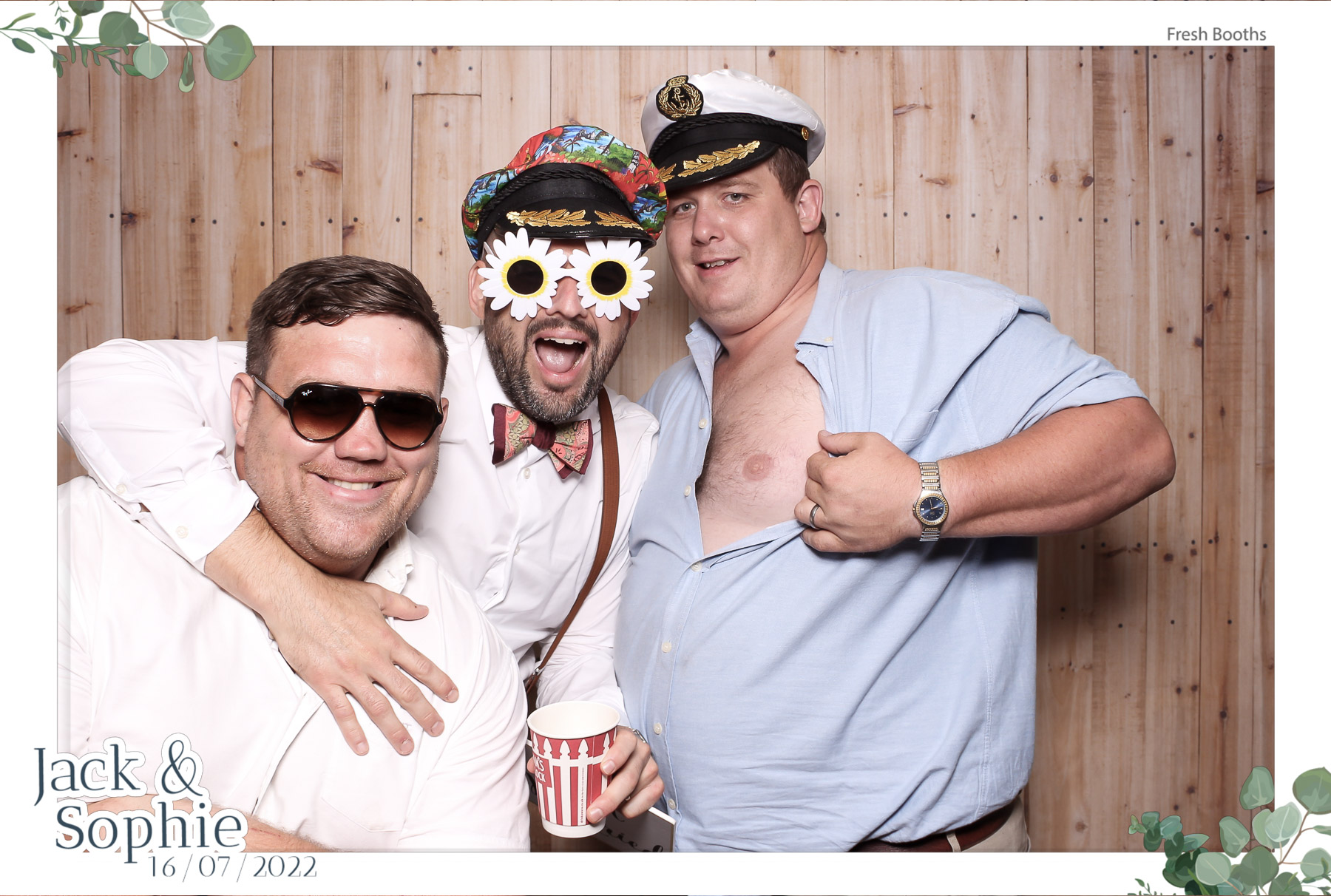 Jack & Sophie - Classic Open Booth | View more photos from the event at gallery.freshbooths.com/u/FreshBooths/Jack-Sophie-Classic-Open-Booth