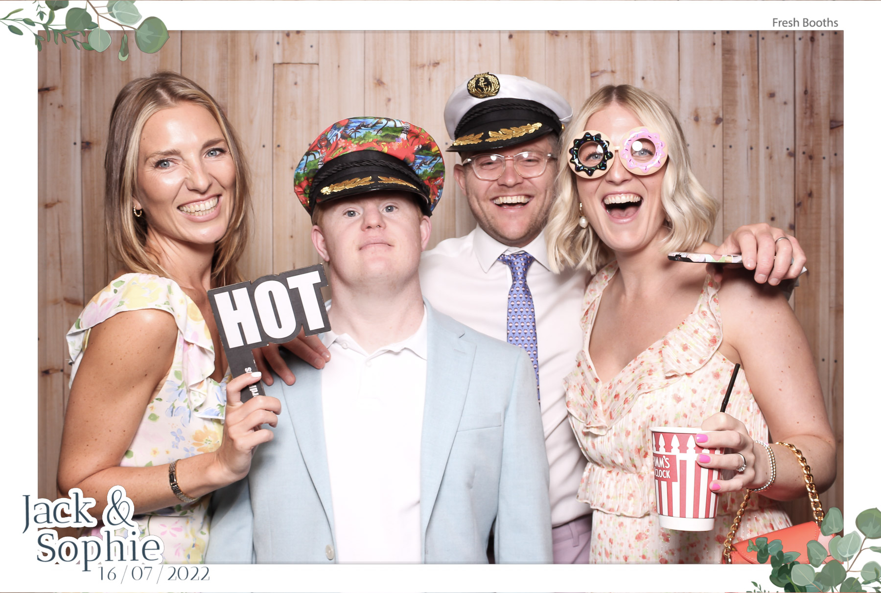 Jack & Sophie - Classic Open Booth | View more photos from the event at gallery.freshbooths.com/u/FreshBooths/Jack-Sophie-Classic-Open-Booth