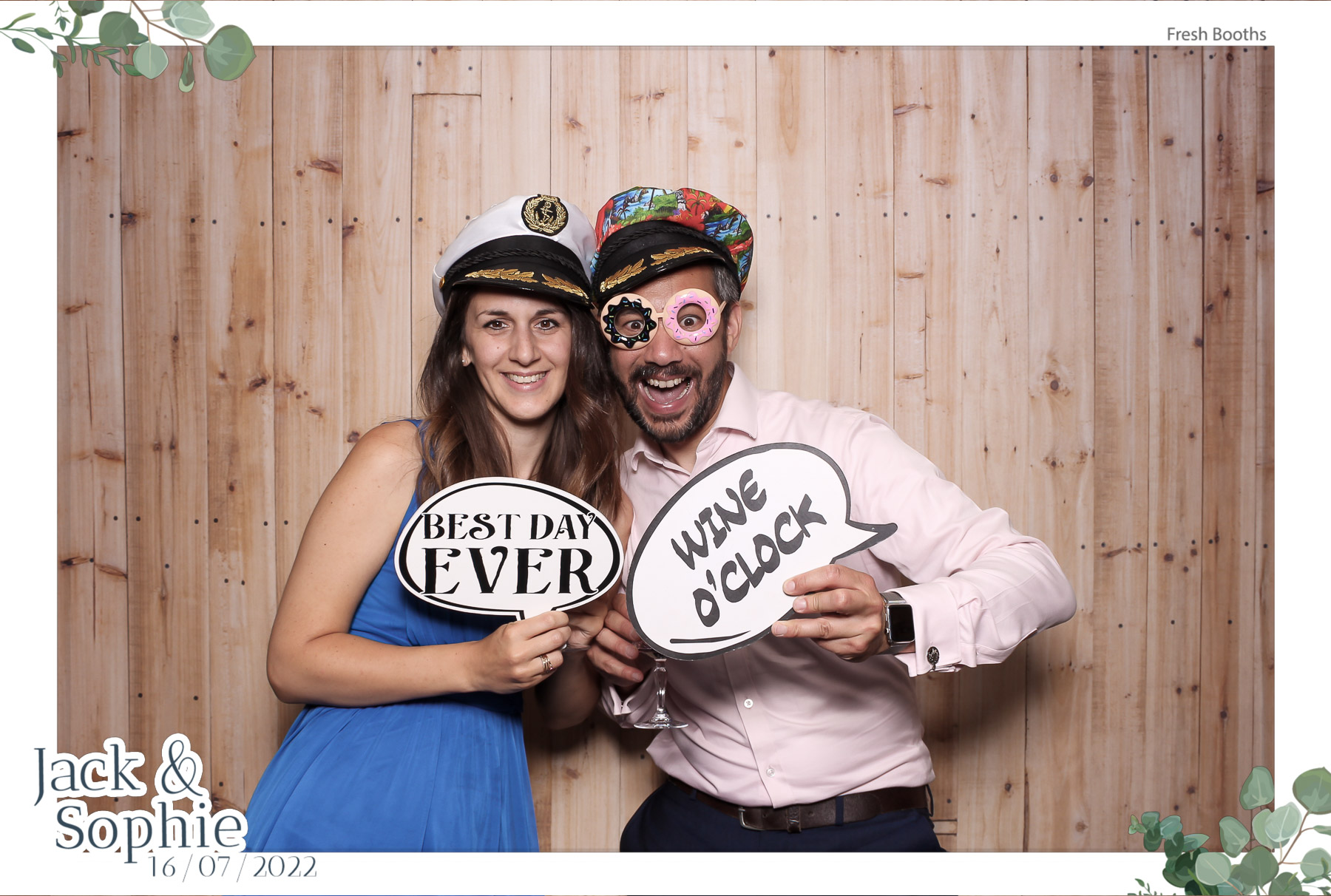 Jack & Sophie - Classic Open Booth | View more photos from the event at gallery.freshbooths.com/u/FreshBooths/Jack-Sophie-Classic-Open-Booth