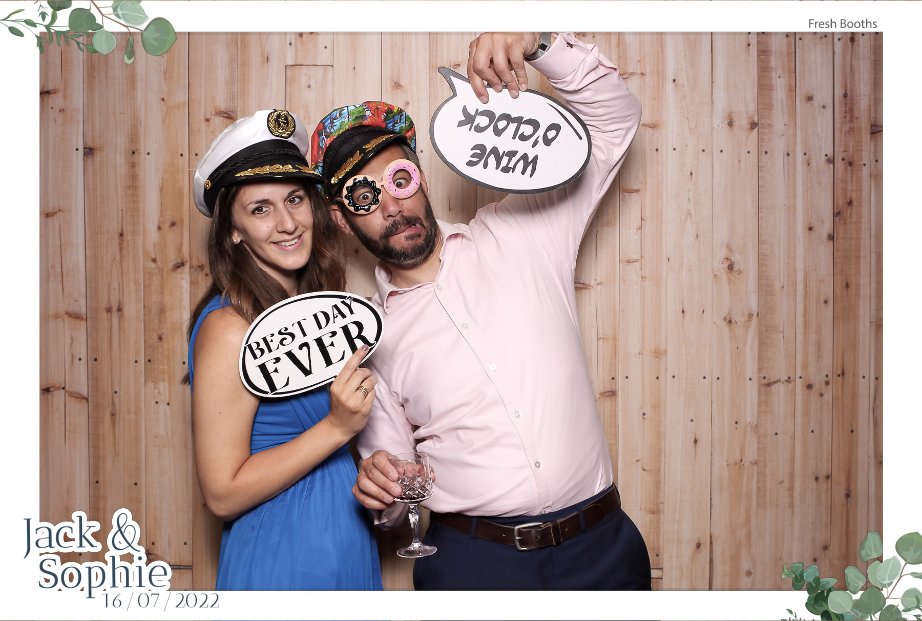 Jack & Sophie - Classic Open Booth | View more photos from the event at gallery.freshbooths.com/u/FreshBooths/Jack-Sophie-Classic-Open-Booth