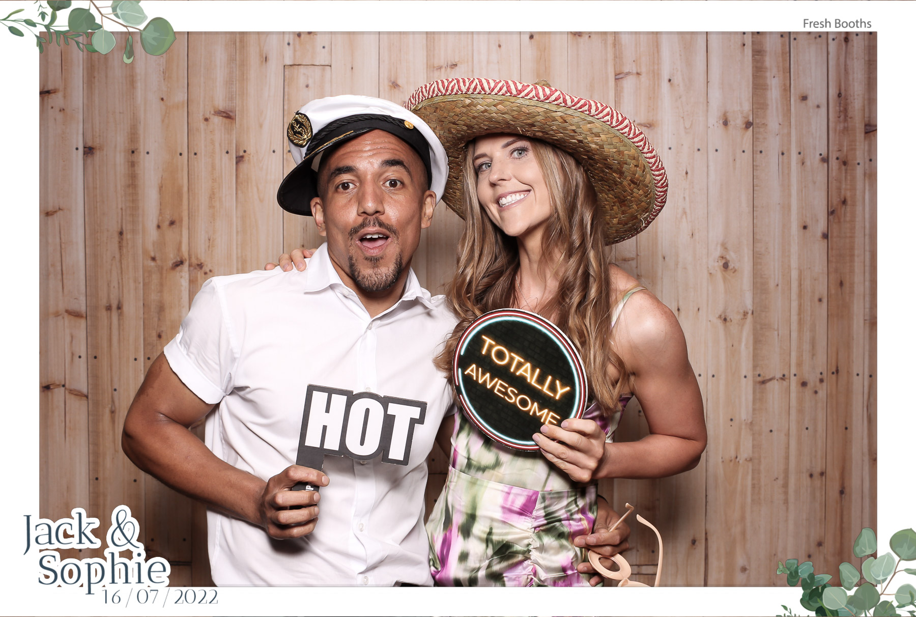 Jack & Sophie - Classic Open Booth | View more photos from the event at gallery.freshbooths.com/u/FreshBooths/Jack-Sophie-Classic-Open-Booth