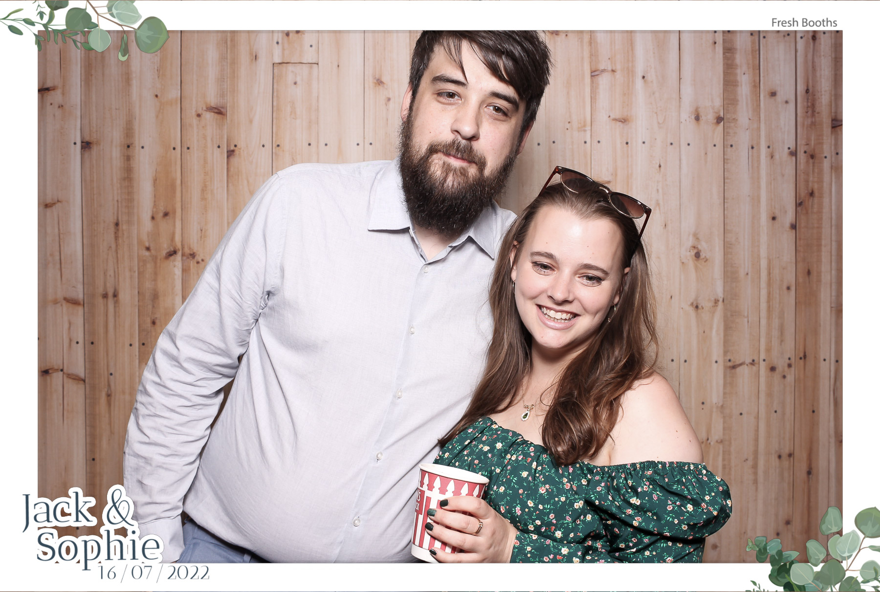 Jack & Sophie - Classic Open Booth | View more photos from the event at gallery.freshbooths.com/u/FreshBooths/Jack-Sophie-Classic-Open-Booth